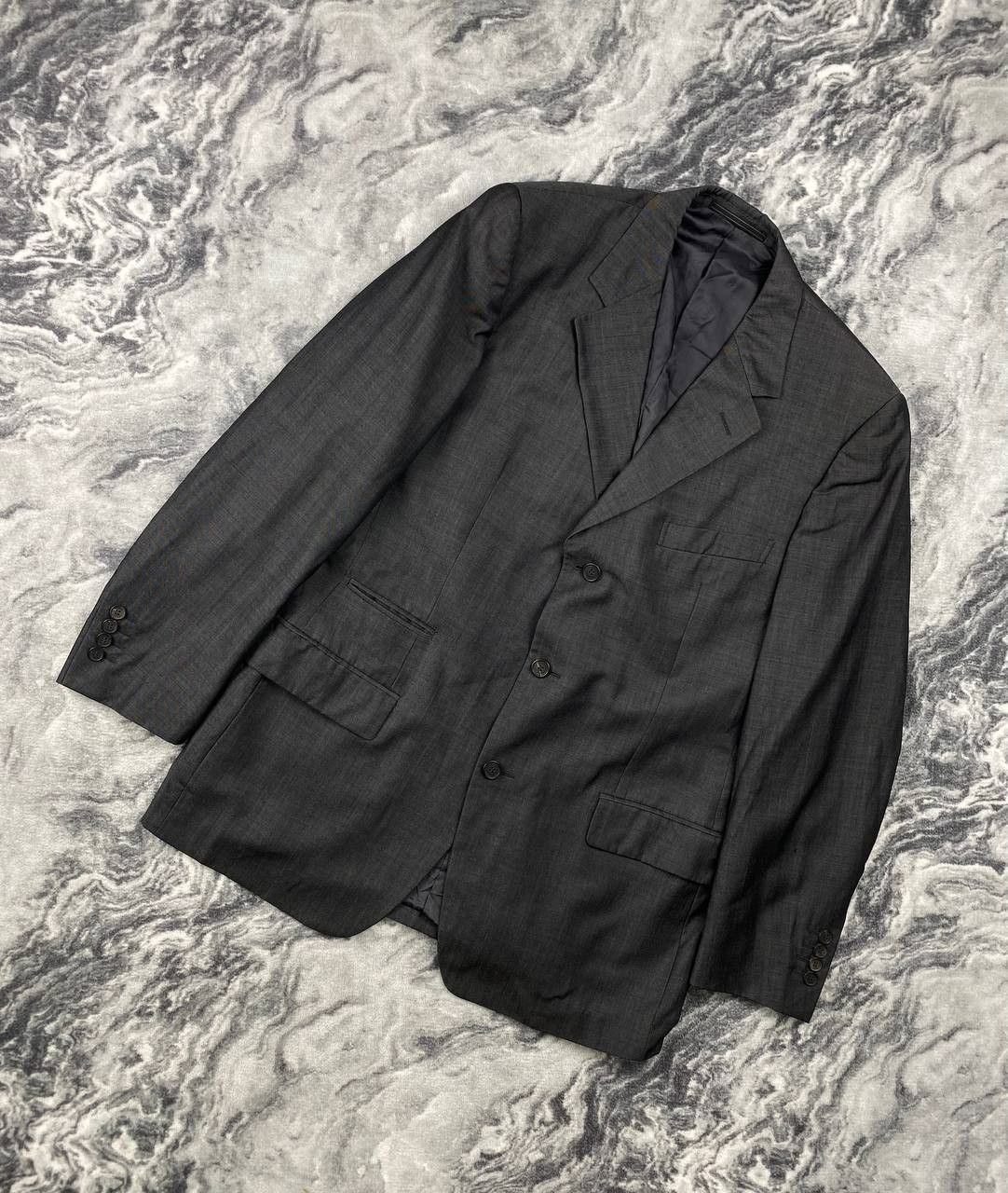 Gucci Vintage Gucci Classic Wool Blazer Men Size 54 Gray Size 54R - 1 Thumbnail
