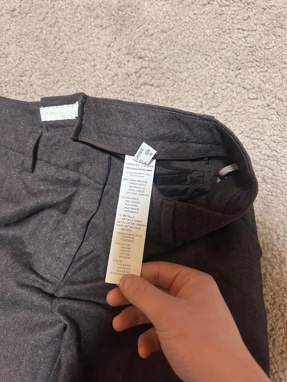 Fabiana Filippi Fabiana Filippi Ladies Wool Cashmere Trousers IT44UK12 Italy Size 30" / US 8 / IT 44 - 7 Thumbnail