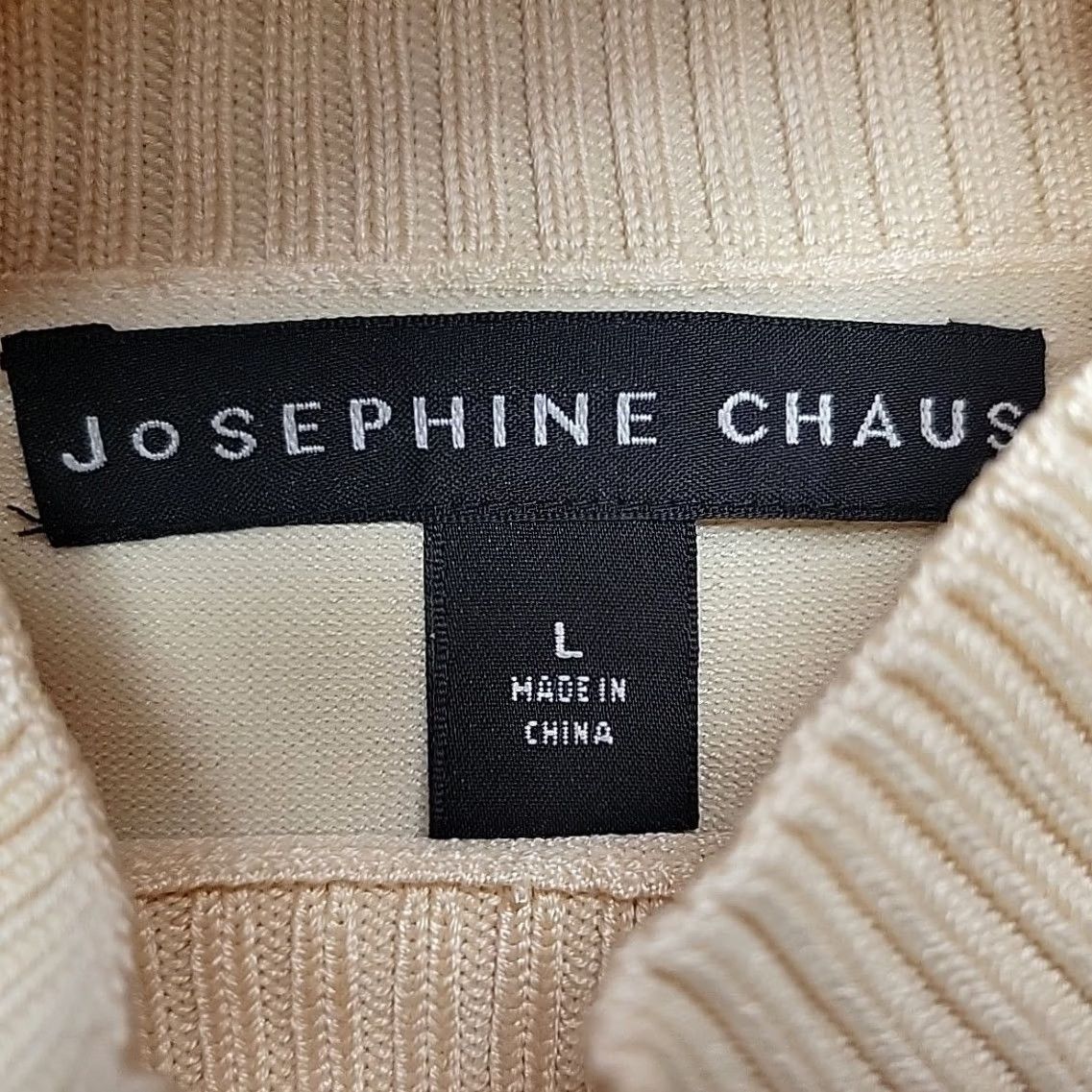 Vintage Josephine Chaus Top Women L Cream Sleeveless Silk Blend Capsule Wardrobe Knit Pullover Casual Sleeveless Shirt Womens Beige Size L / US 10 / IT 46 - 3 Thumbnail