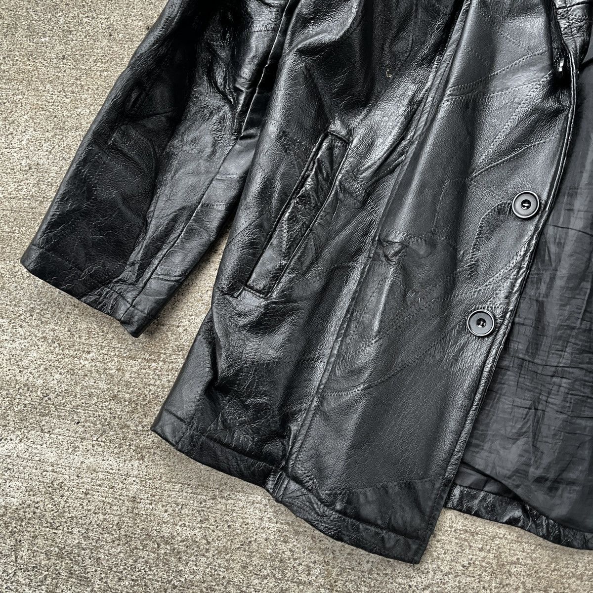 Vintage Vintage Executive Division Leather Black Jacket XL Size US XL / EU 56 / 4 - 2 Thumbnail