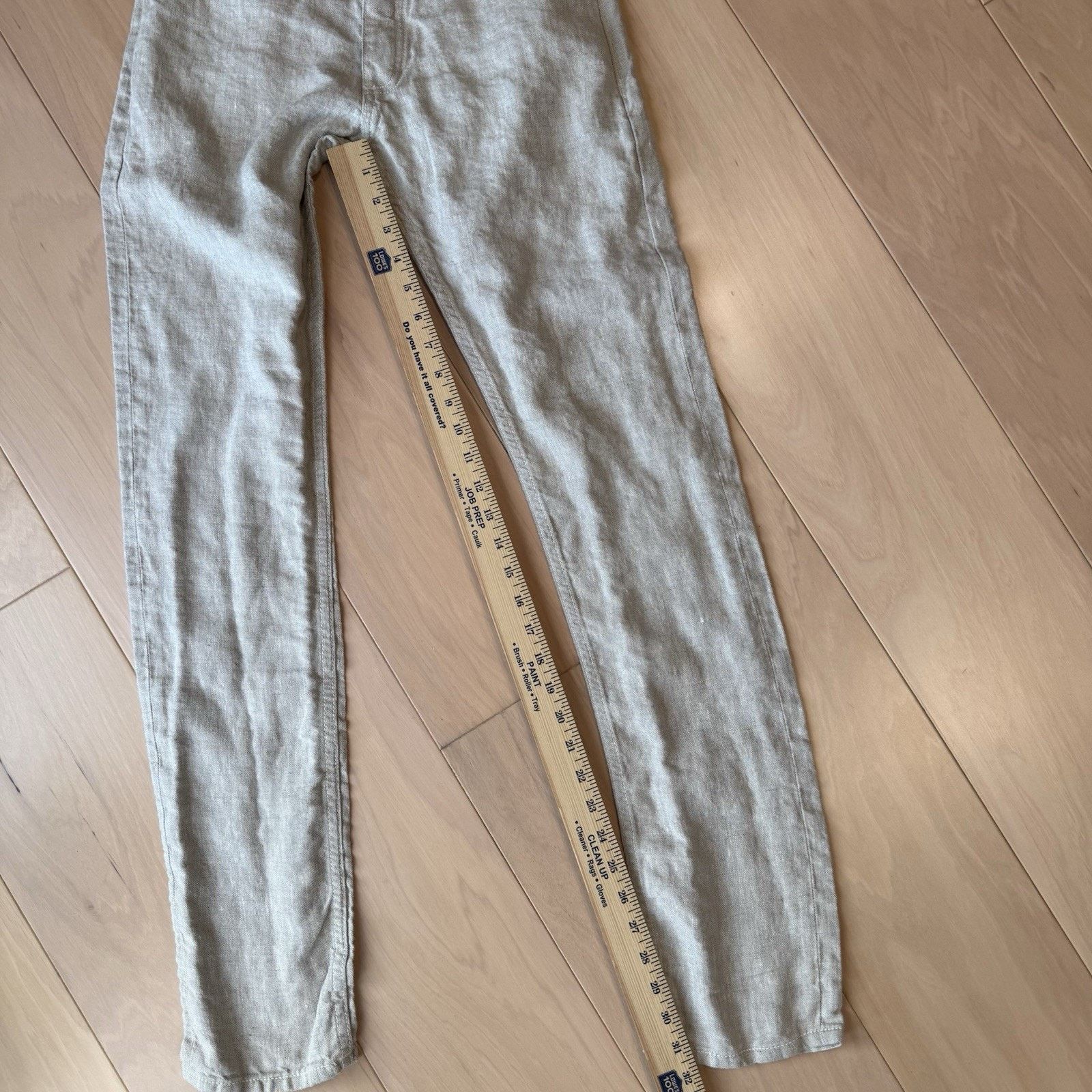 Gustin Gustin Rustic Slub Linen Pants 28 Light Beige Lightweight Size US 28 / EU 44 - 6 Thumbnail
