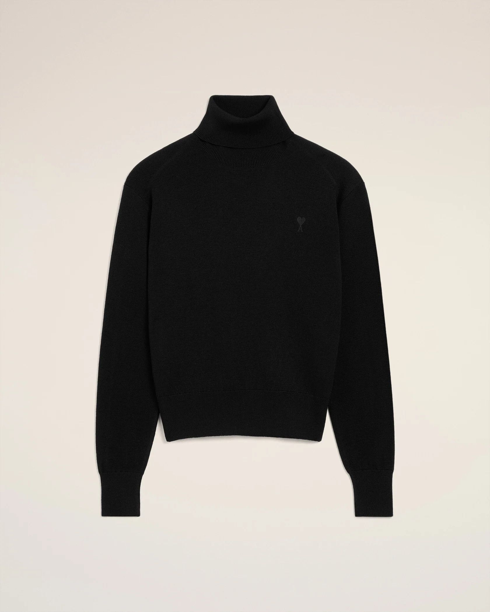os11x0226 Turtleneck Sweater In Black