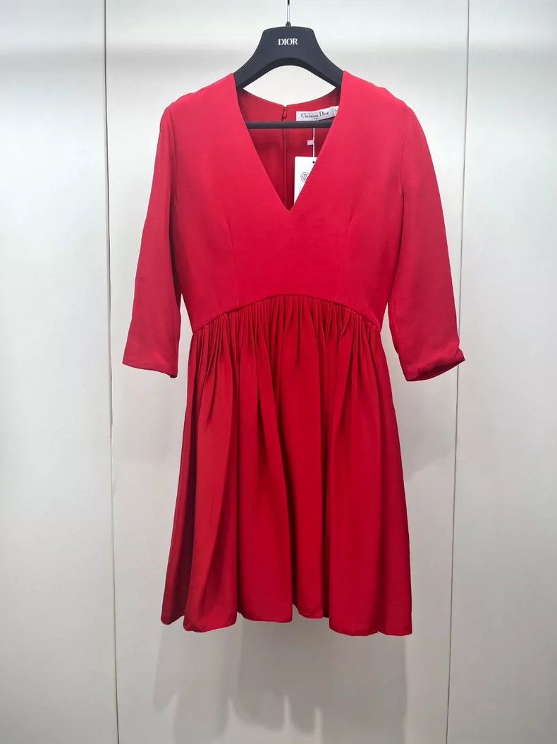 Other Dior Red dress Size XXS / US 00 / IT 34 - 1 Thumbnail