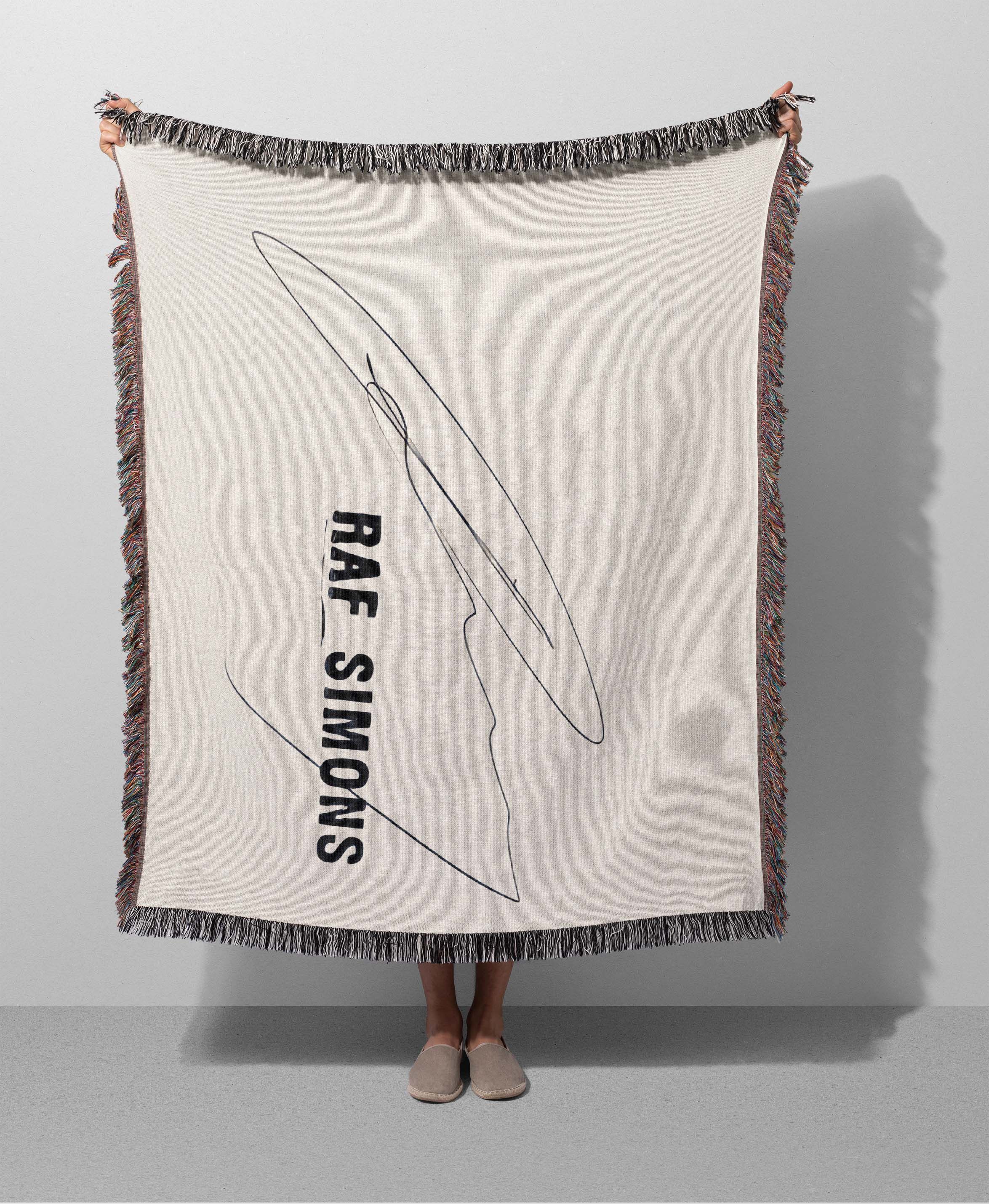 Raf Simons Raf Simons Blanket Woven Art Poster Fashion Gift Logo Size ONE SIZE - 2 Thumbnail