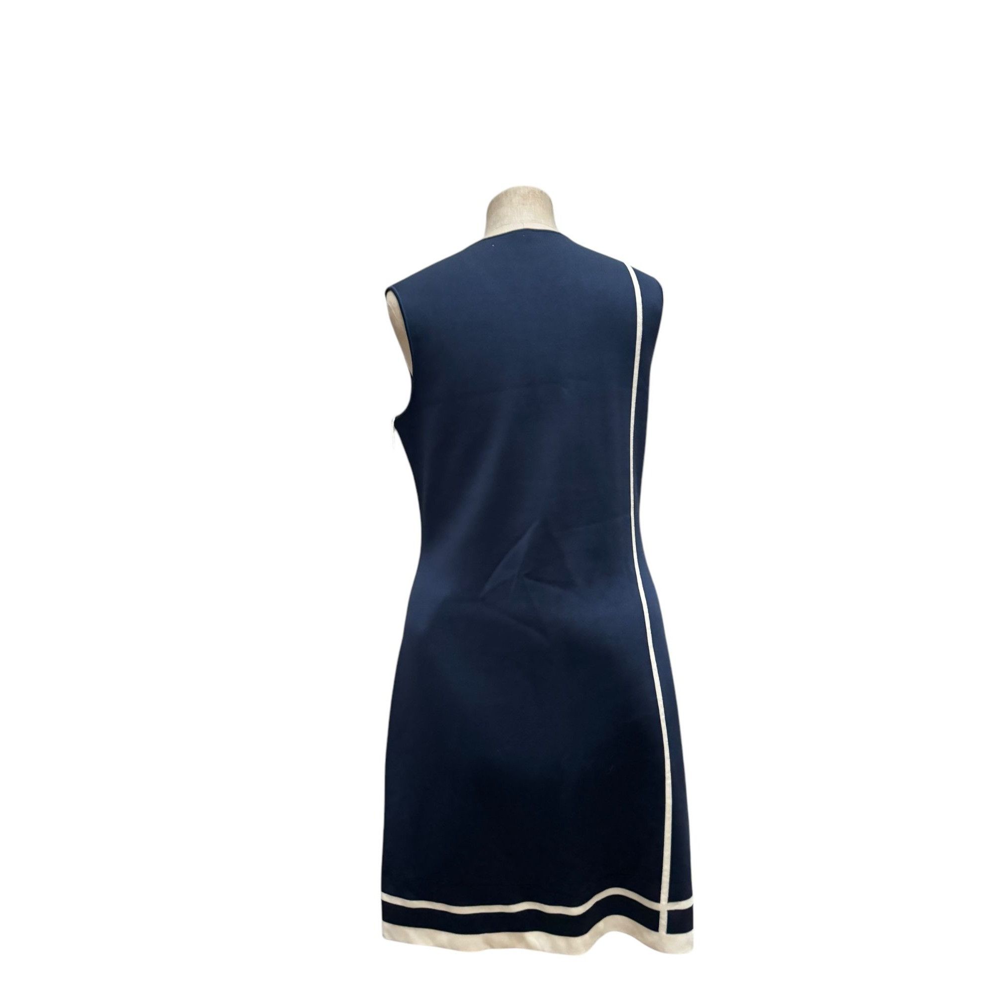 Hermes Navy Silk Dress Size M / US 6-8 / IT 42-44 - 5 Thumbnail