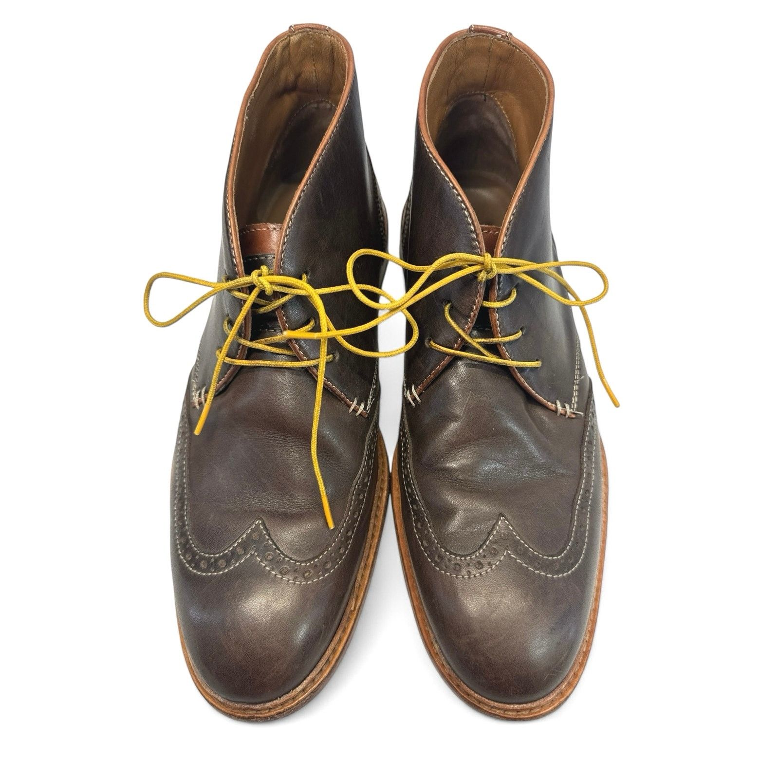 Johnston & Murphy Johnston and Murphy Sheepskin Wingtip Ankle Boots Men sz 8 Size US 8 / EU 41 - 2 Thumbnail