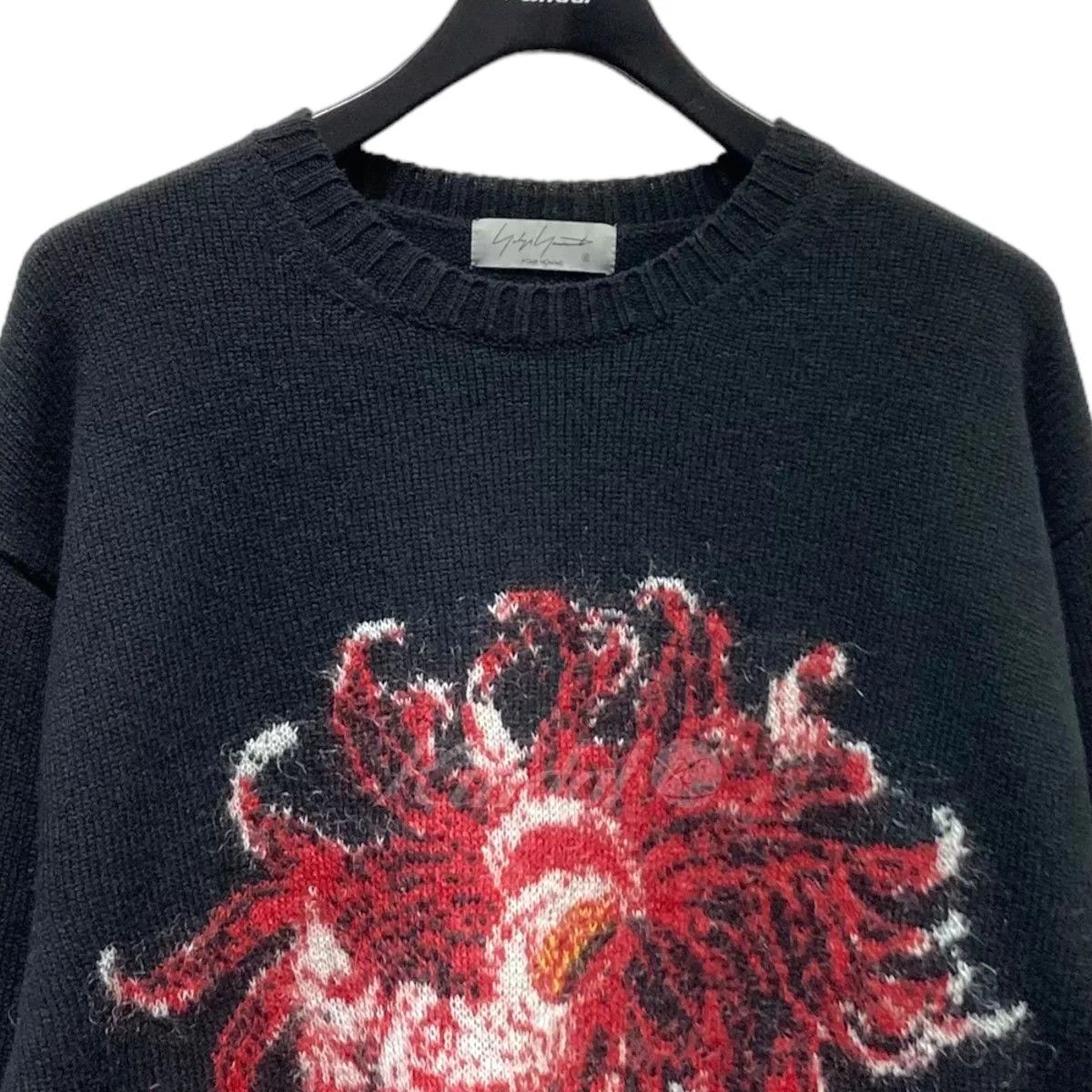 Yohji Yamamoto YOHJI YAMAMOTO pour homme 22AW CREW NECK knit Size US L / EU 52-54 / 3 - 3 Thumbnail