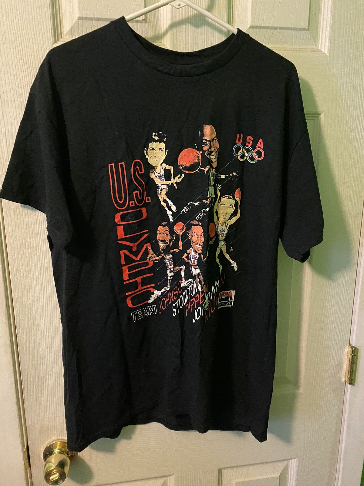 Vintage Vintage dream team Olympic t shirt Size US L / EU 52-54 / 3 - 1 Thumbnail