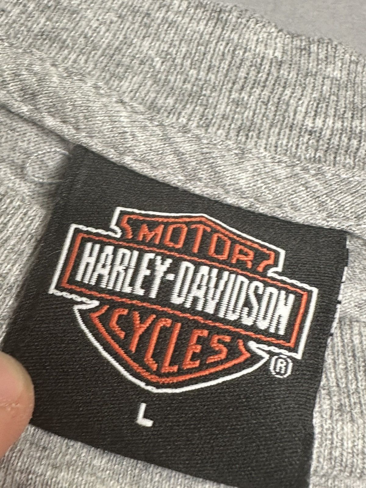 Harley Davidson 2003 Y2K Vintage Harley Davidson Long Sleeve Tee Size US L / EU 52-54 / 3 - 6 Thumbnail