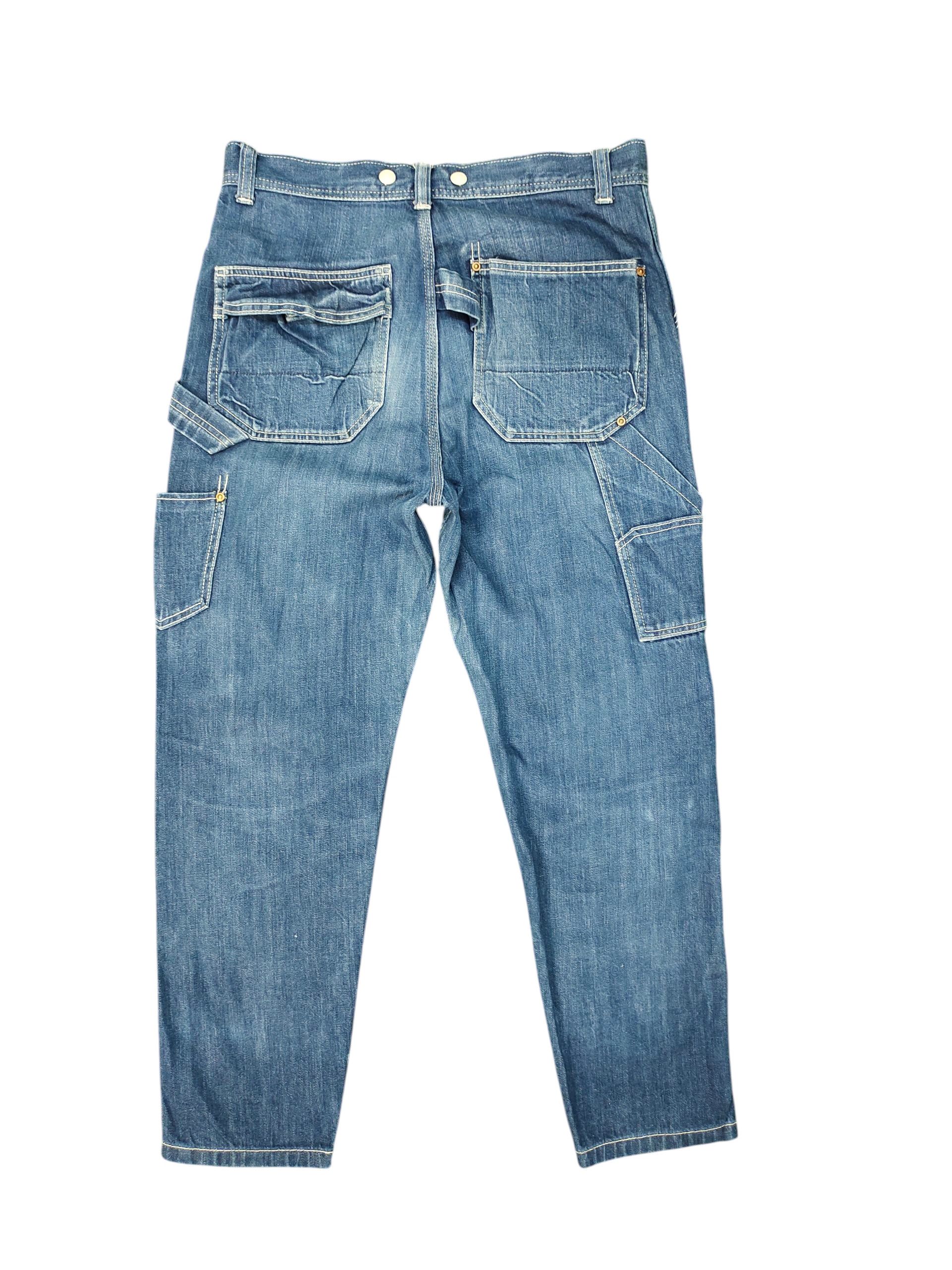 Hysteric Glamour × Undercover Rna Japan Double Knee Carpenter Denim Pants Orslow Style Size US 30 / EU 46 - 8 Thumbnail