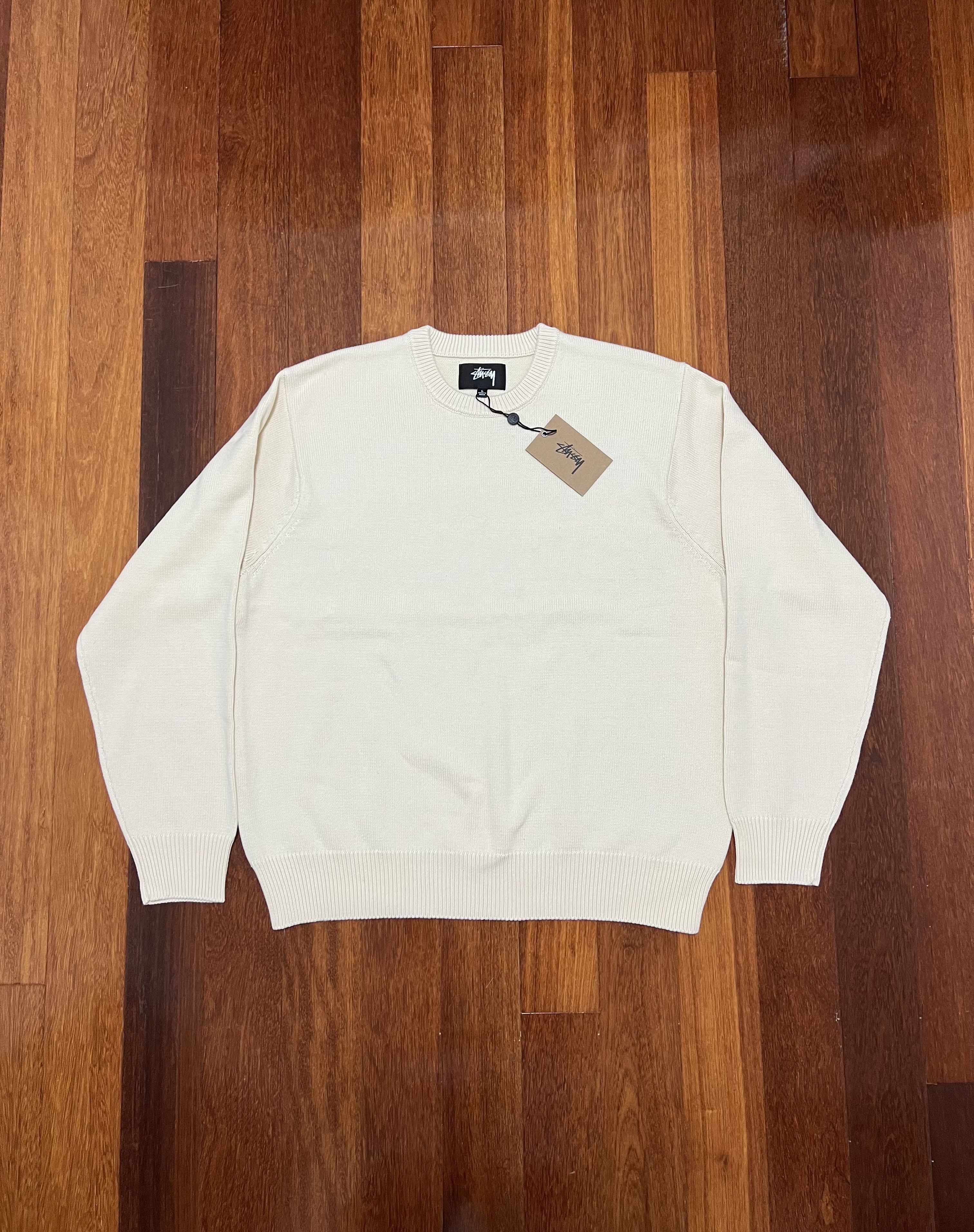 Stussy 💚 SS23 Stussy Natural Authentic Workgear Sweater Large NEW Size US L / EU 52-54 / 3 - 2 Thumbnail