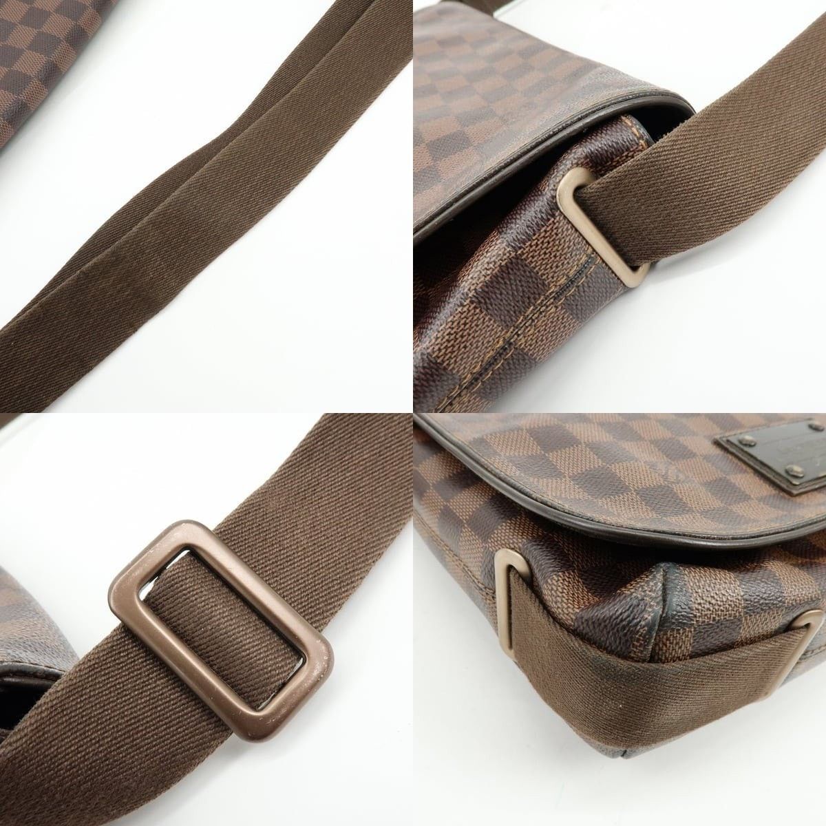 Louis Vuitton Louis Vuitton Damier Ebene Brooklyn Messenger Bag Brown Size ONE SIZE - 4 Thumbnail