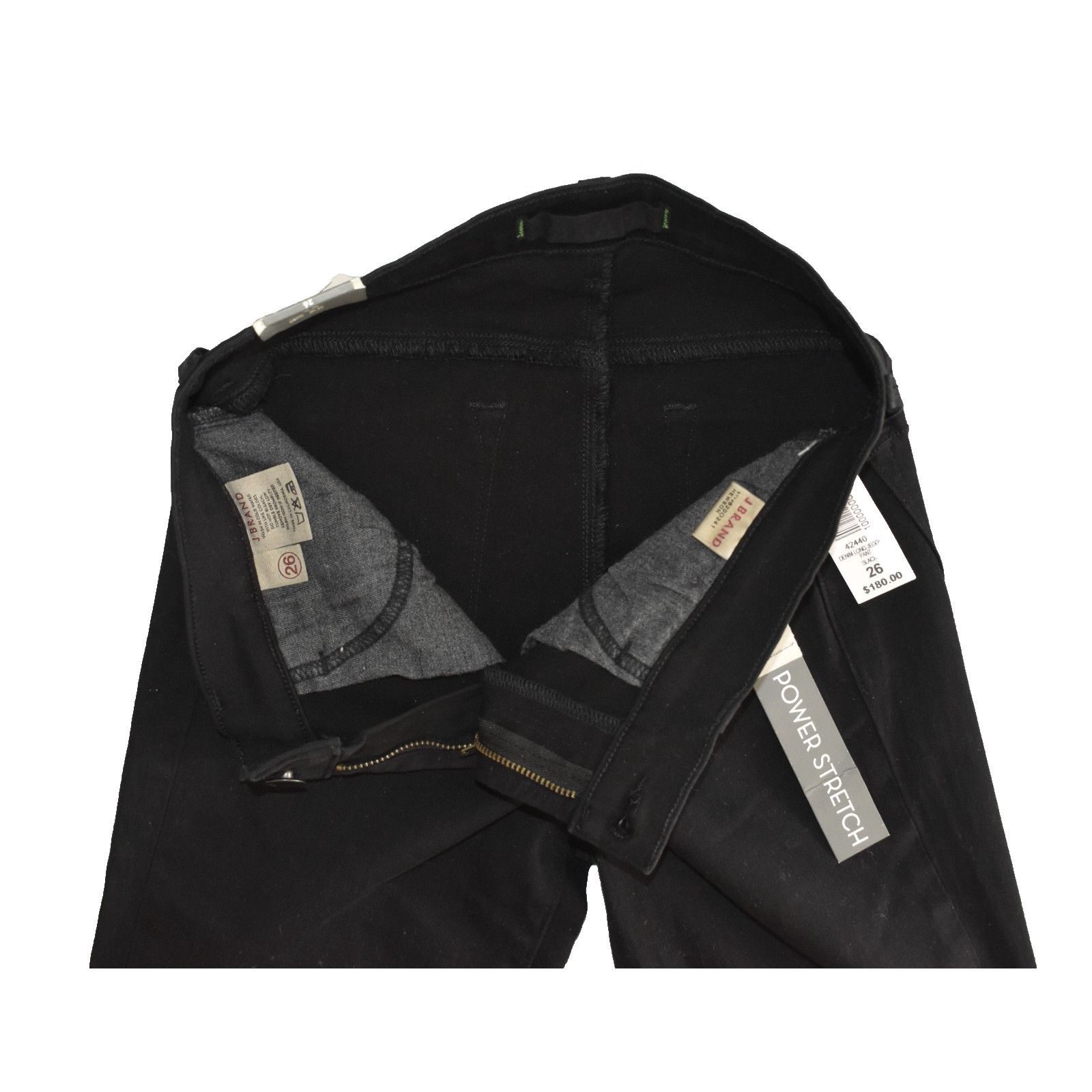 J Brand NWT J BRAND Black Super Skinny Mid Rise Long Jeans Size 26 Size 27" / US 4 / IT 40 - 5 Thumbnail