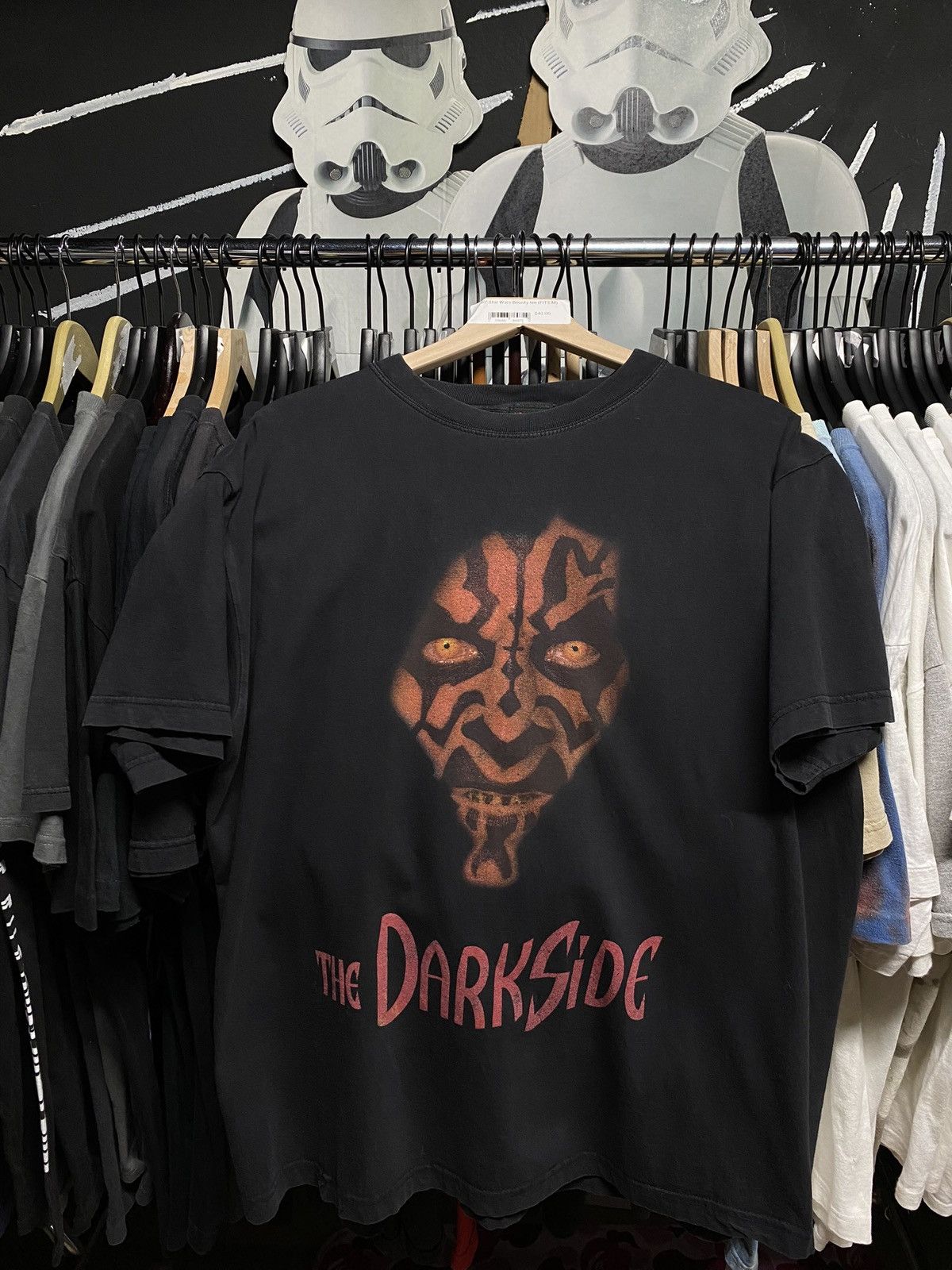 Vintage Vintage 90’s Star Wars Darth Maul Movie Tee Shirt Large Size US L / EU 52-54 / 3 - 6 Thumbnail