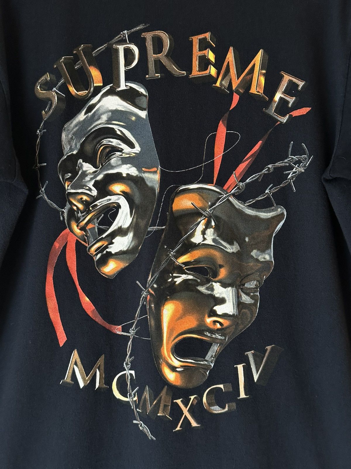 Supreme Supreme Laugh Now Tee Size US M / EU 48-50 / 2 - 2 Thumbnail