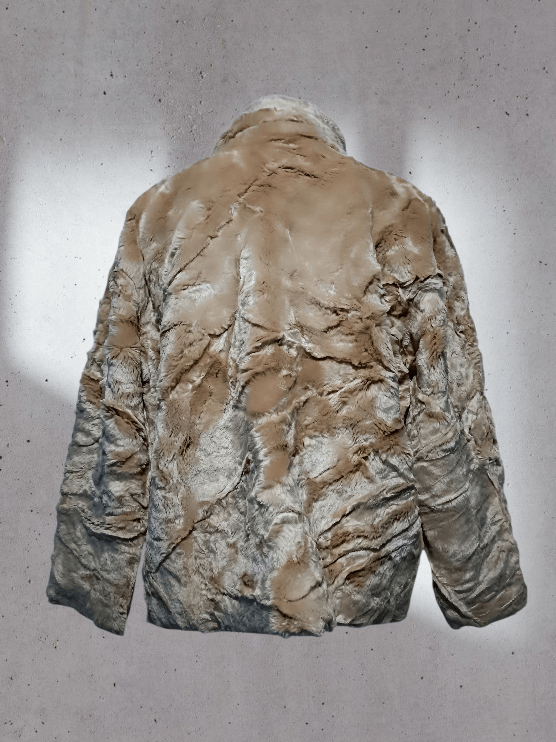 Japanese Brand Faux Fur Coat Jacket Size US L / EU 52-54 / 3 - 3 Thumbnail