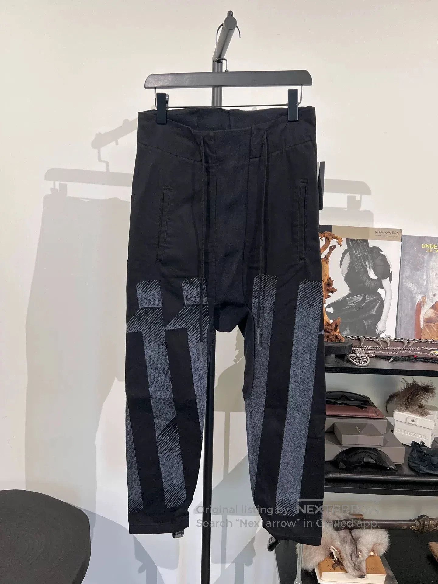 11 By Boris Bidjan Saberi Boris Bidjan Saberi 11bybbs Embroidered Trousers. Size US 26 / EU 42 - 1 Thumbnail