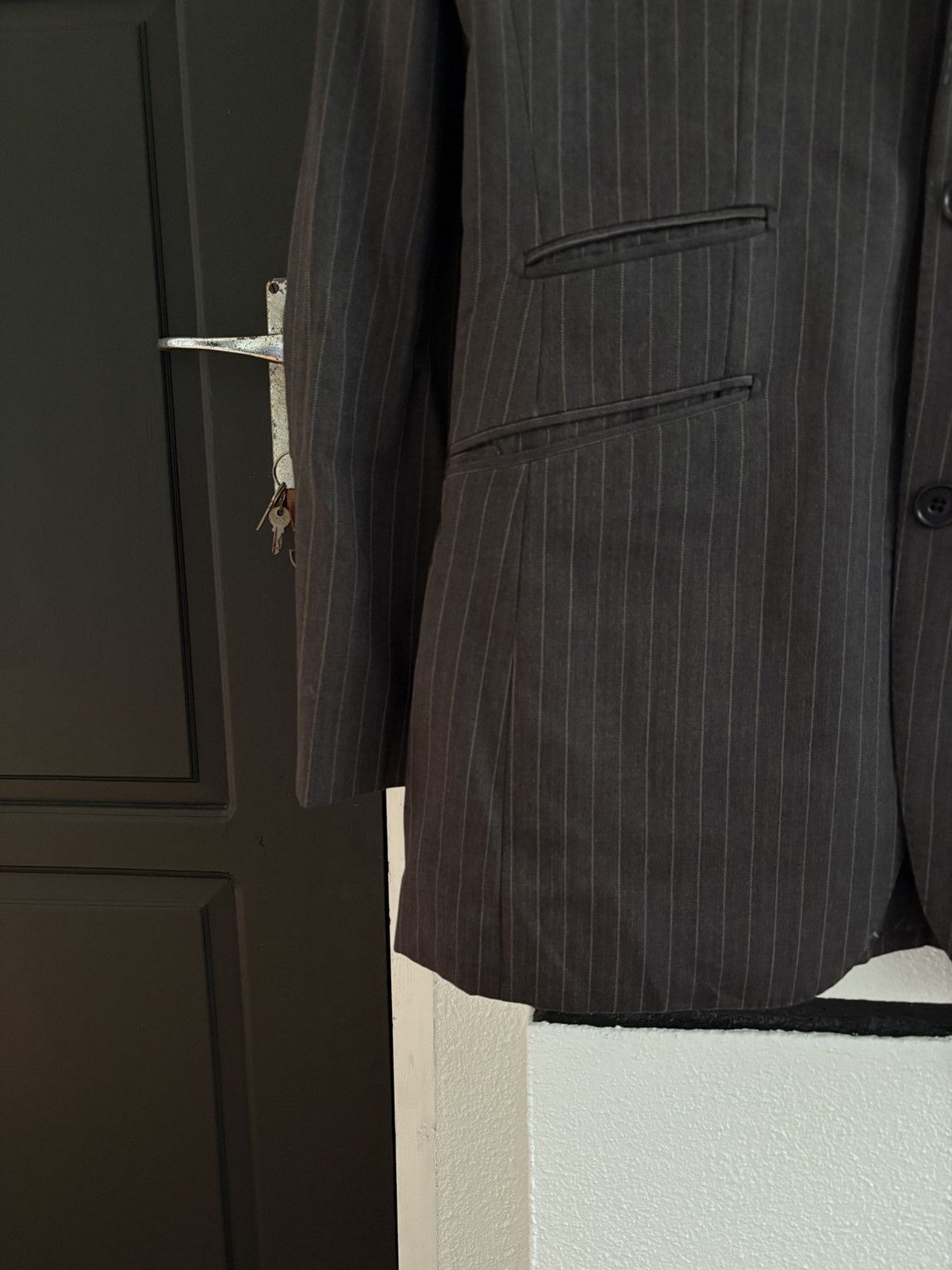 Burberry Burberry Black Label Stripped Blazer Jacket Size US S / EU 44-46 / 1 - 3 Thumbnail