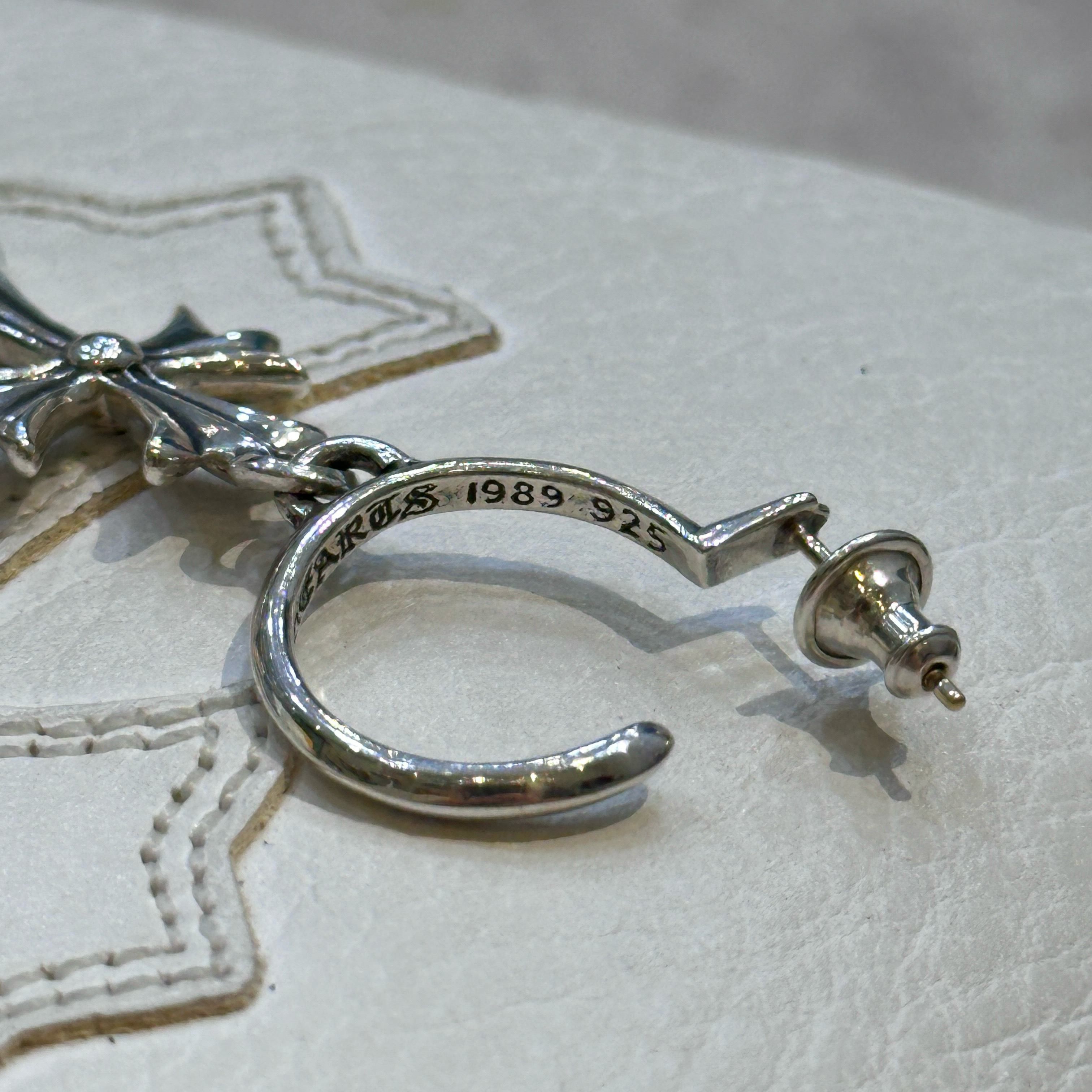 Chrome Hearts CHROME HEARTS Cross Hoop Earring Size ONE SIZE - 6 Thumbnail
