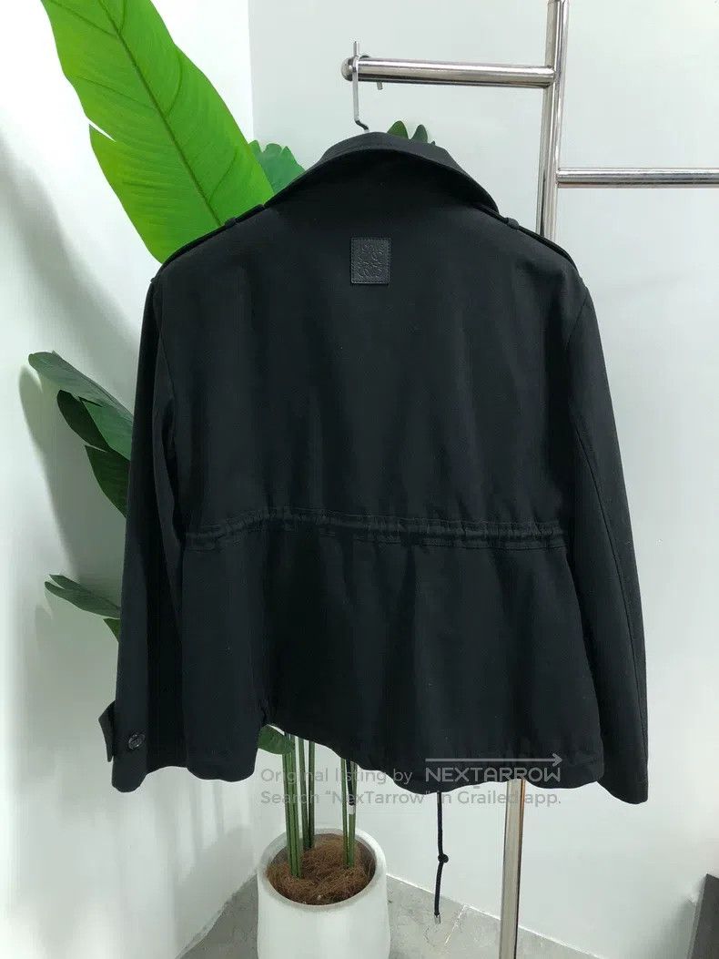 Loewe Loewe Solid Logo Patch Funnel Neck Pocket Long Sleeve Park Size XS / US 0-2 / IT 36-38 - 2 Thumbnail