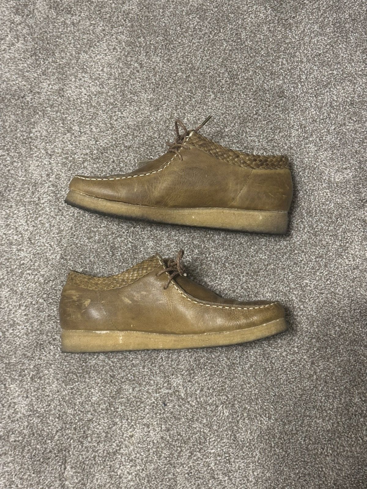 Aime Leon Dore × Clarks Aime Leon Dore x Clarks Wallabee Sand Leather Size US 8.5 / EU 41-42 - 3 Thumbnail