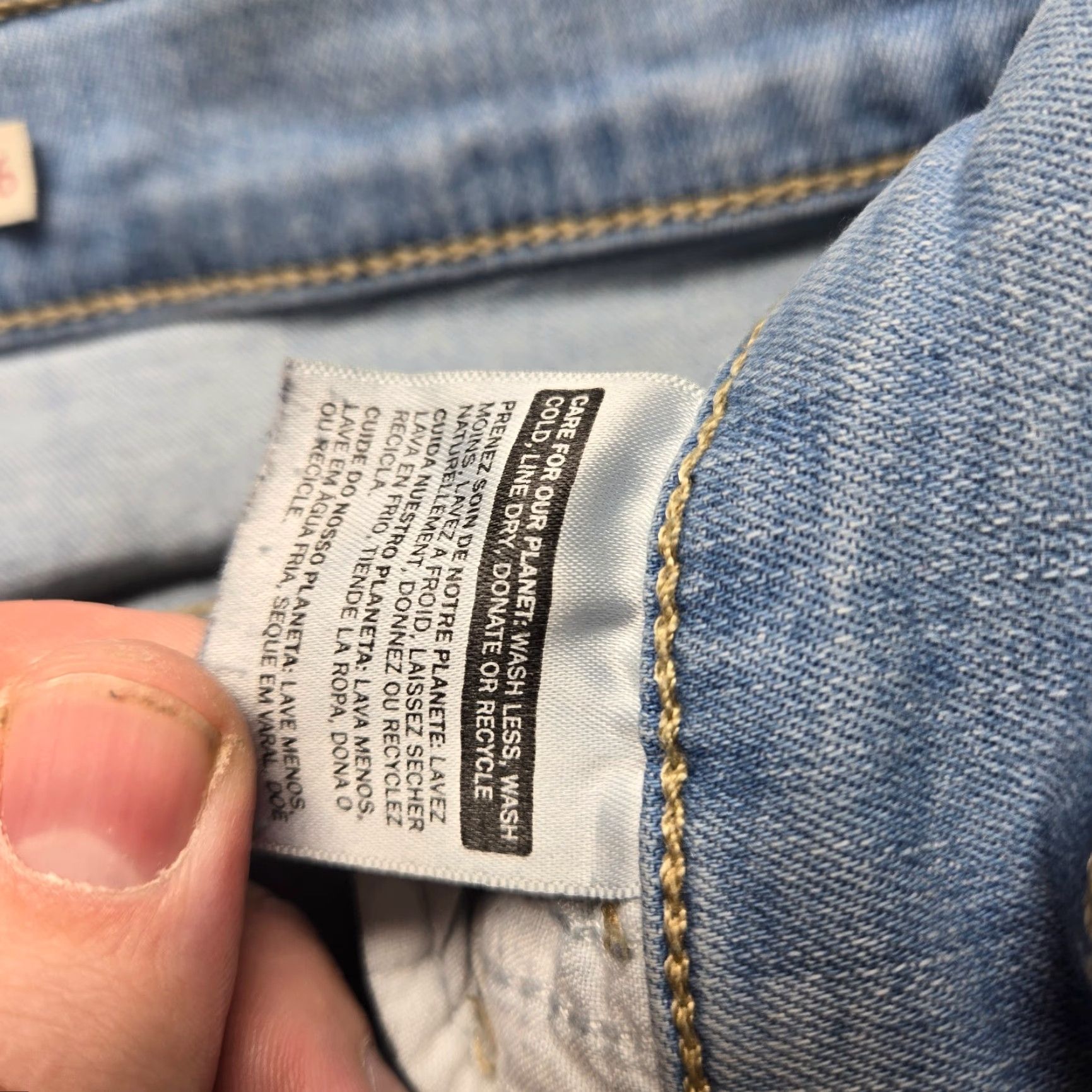 Levi's Levi's 720 Jeans Skinny Light Blue High Rise Adult Women's 26 Denim Stretch Casual Pants Size 26" / US 2 / IT 38 - 4 Thumbnail