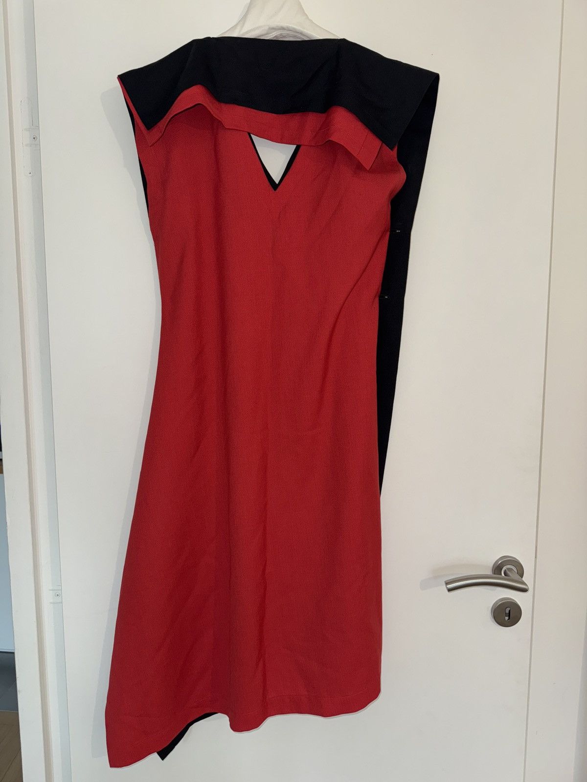 Issey Miyake Issey Miyake Reversible Dress – Sculptural Black & Red (rare Size M / US 6-8 / IT 42-44 - 4 Thumbnail