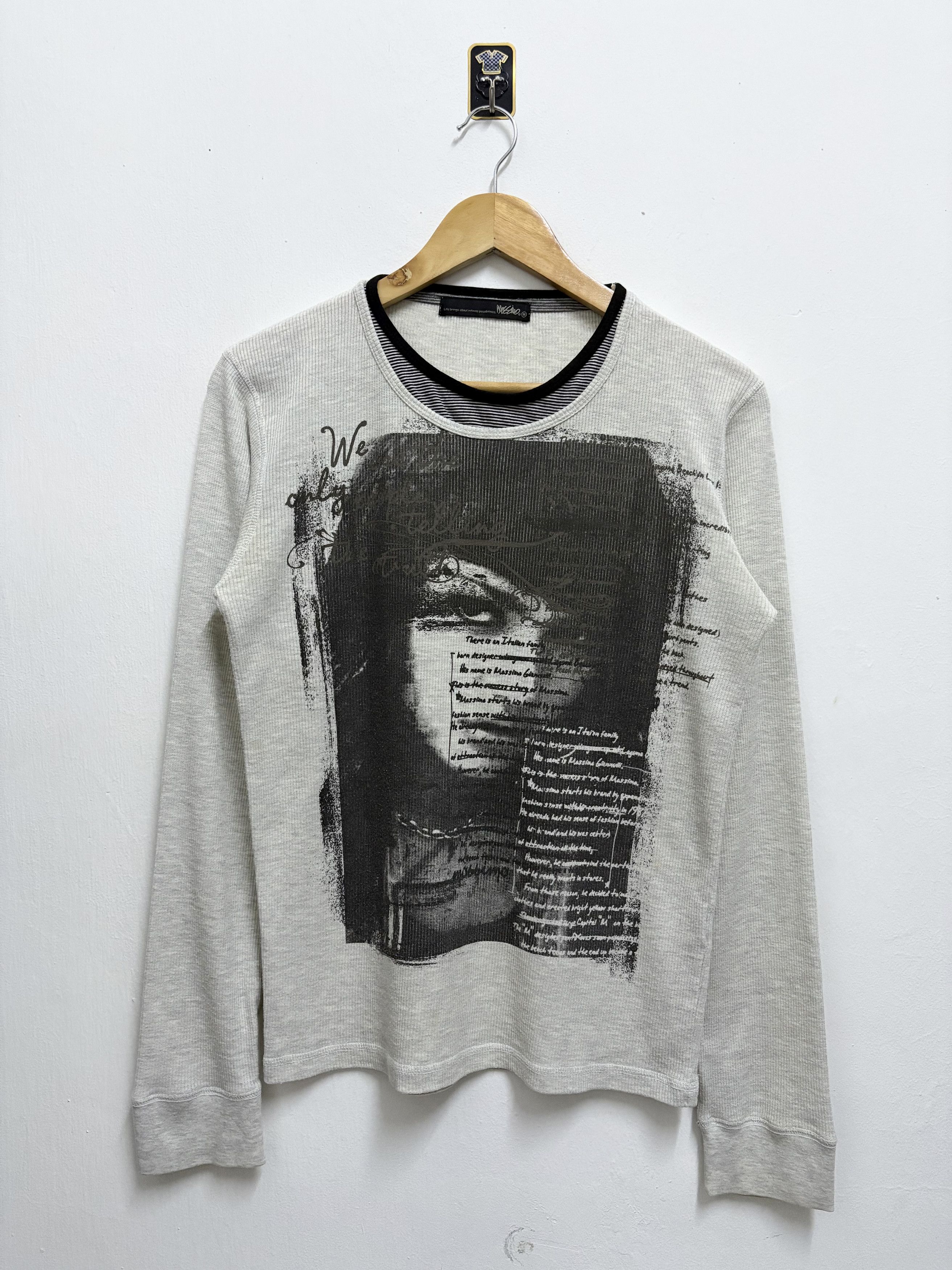 Hysteric Glamour × If Six Was Nine × Mossimo 2000's Mossimo - " Emo Style LGB " Waffle L/S T-Shirt Size US M / EU 48-50 / 2 - 1 Thumbnail