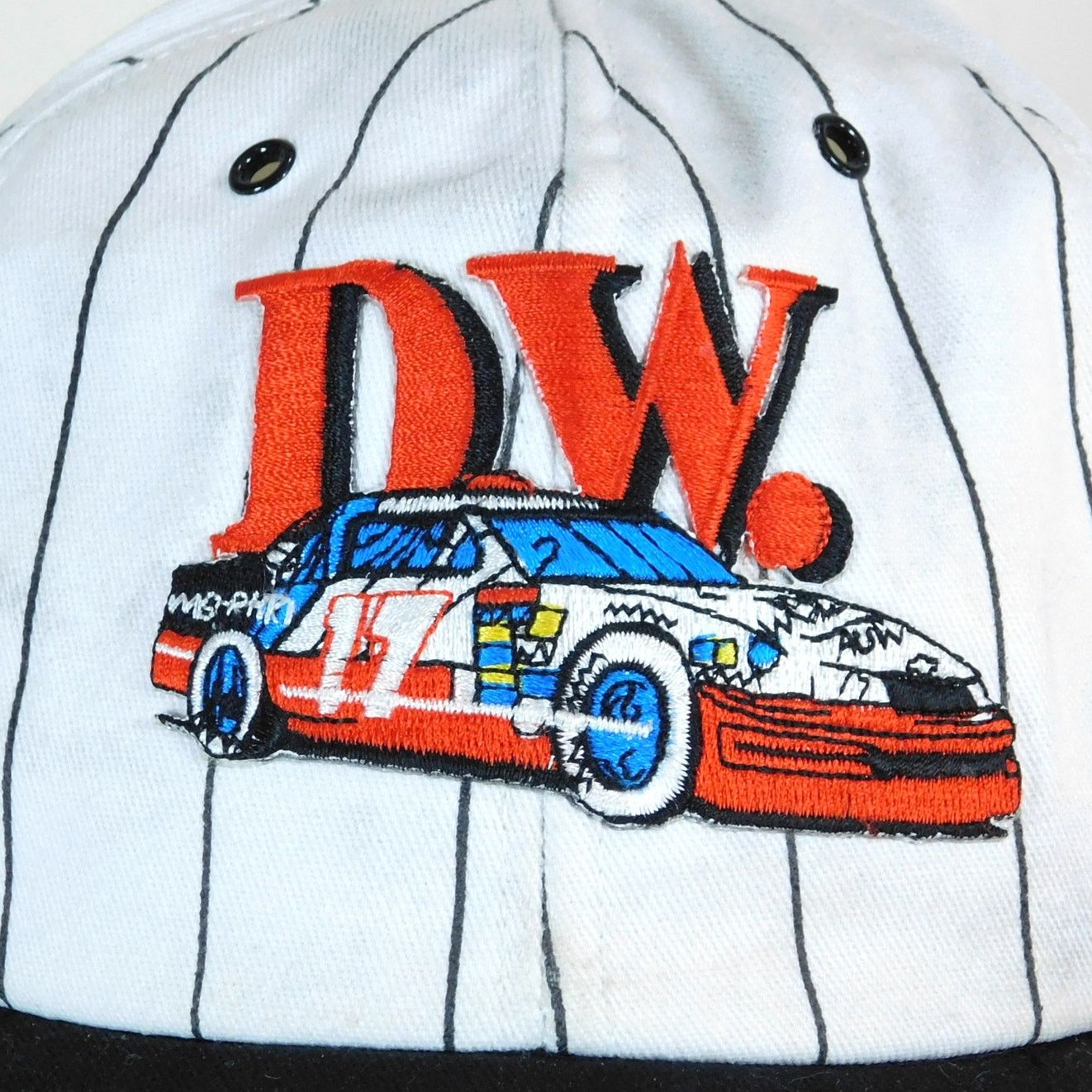 NASCAR 90s NASCAR Darrell Waltrip Snapback Hat Adjustable Pinstripe Size ONE SIZE - 2 Thumbnail