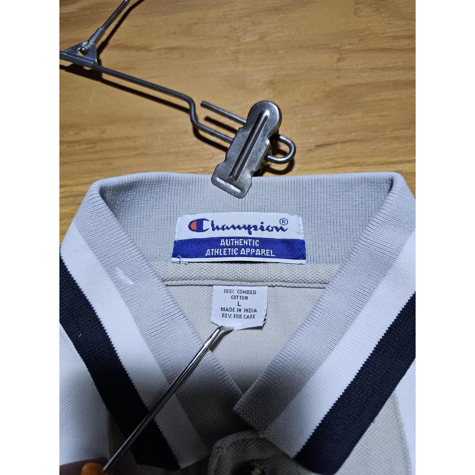 Champion Atlanta Olympics 1996 Polo Black White Pique Shirt Sz L Size US L / EU 52-54 / 3 - 4 Thumbnail