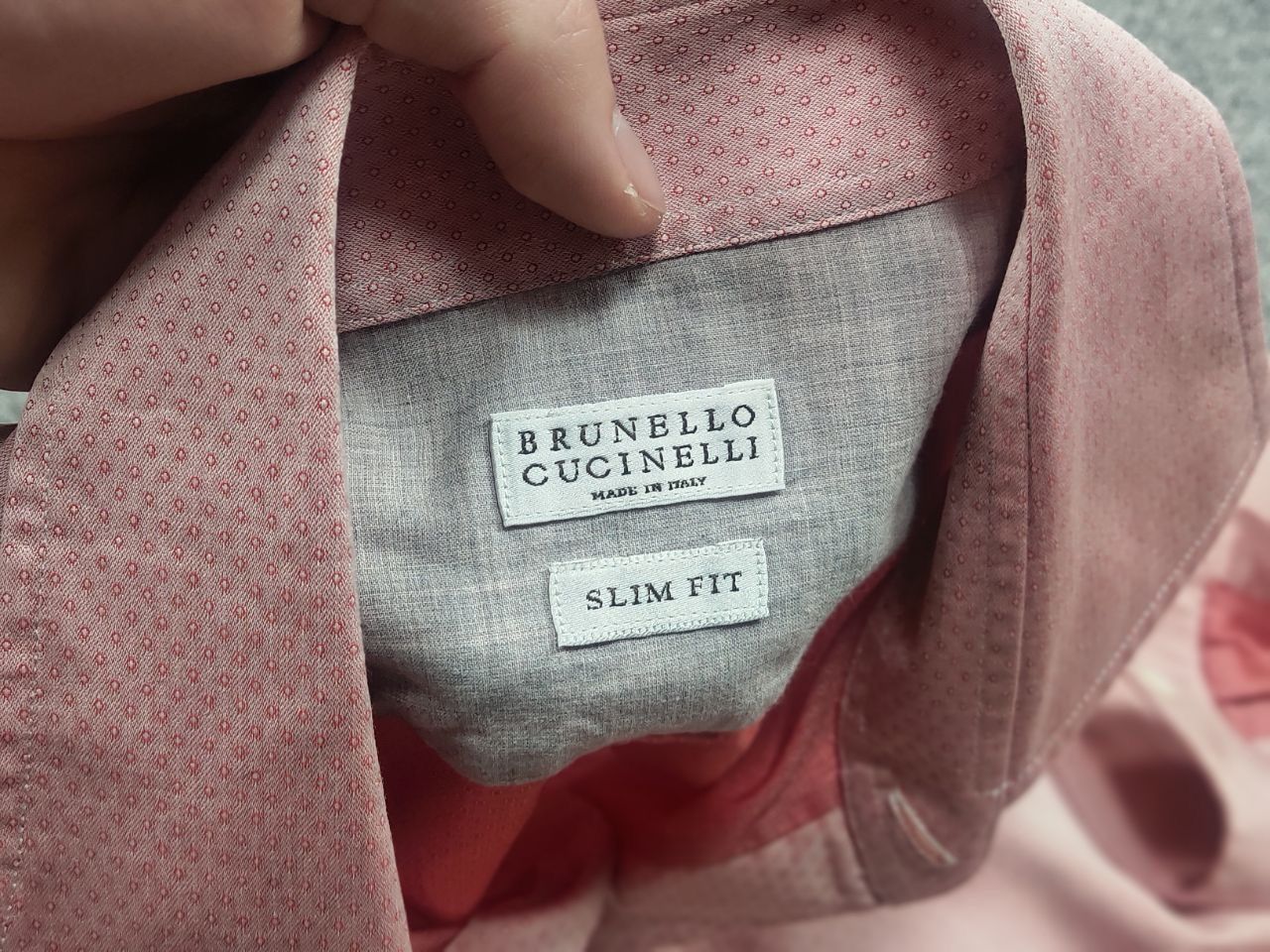 Brunello Cucinelli Brunello Cucinelli Italy Design Cotton pink Button shirt Size US M / EU 48-50 / 2 - 10 Thumbnail
