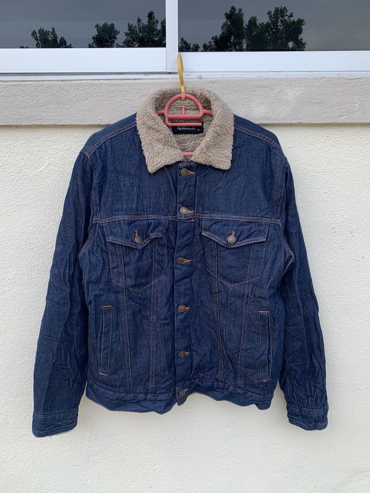 Japanese Brand RS Real Standard Trucker Jacket Sherpa Fleece Inner Size US L / EU 52-54 / 3 - 1 Thumbnail