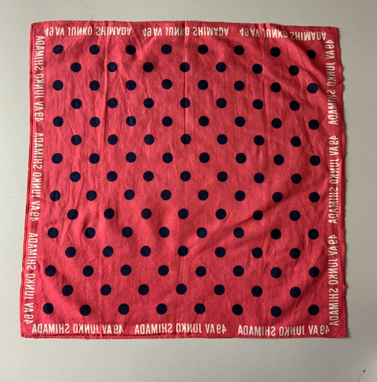 Japanese Brand 49 AV Junko Shimada Polkadot Bandana Size ONE SIZE - 4 Thumbnail