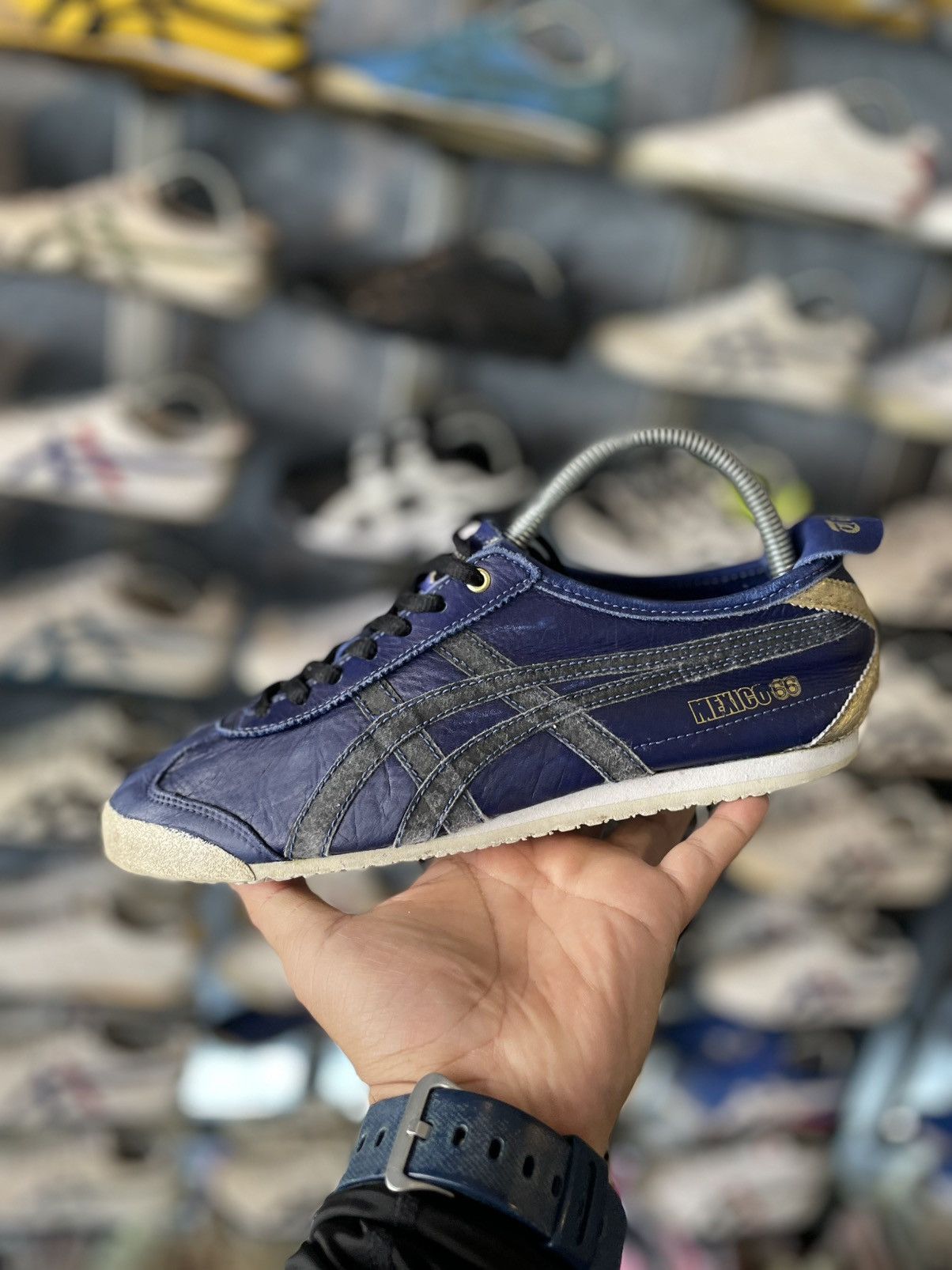 Onitsuka Tiger Onitsuka Tiger Mexico 66 Dark Blue Grailed