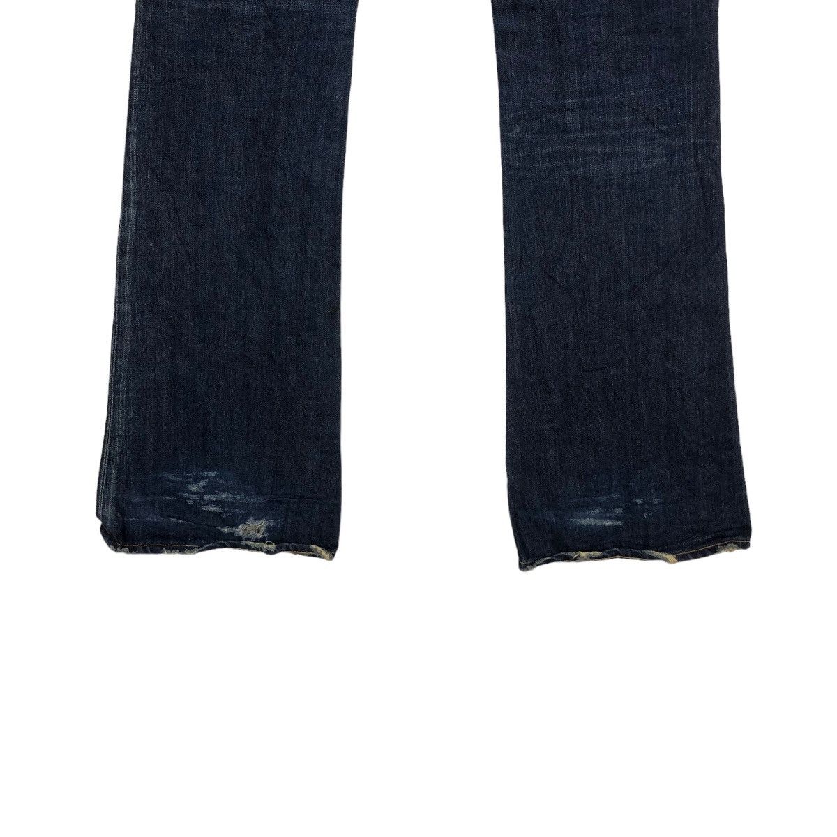 Japanese Brand 🔥90’s VINTAGE BOW CUT DISTRESSED DENIM JEANS MOUSSY JAPAN Size US 30 / EU 46 - 9 Thumbnail