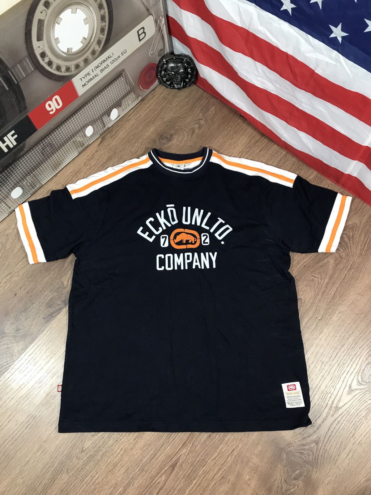 Ecko Unltd. × Vintage Ecko Unltd Vintage T Shirt Big Logo Size US XL / EU 56 / 4 - 1 Thumbnail