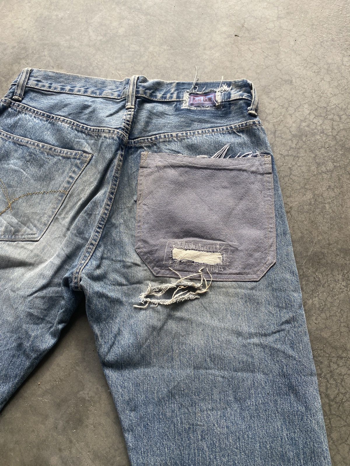 If Six Was Nine × Japanese Brand Vintage blue blue denim pants Size US 33 - 3 Thumbnail