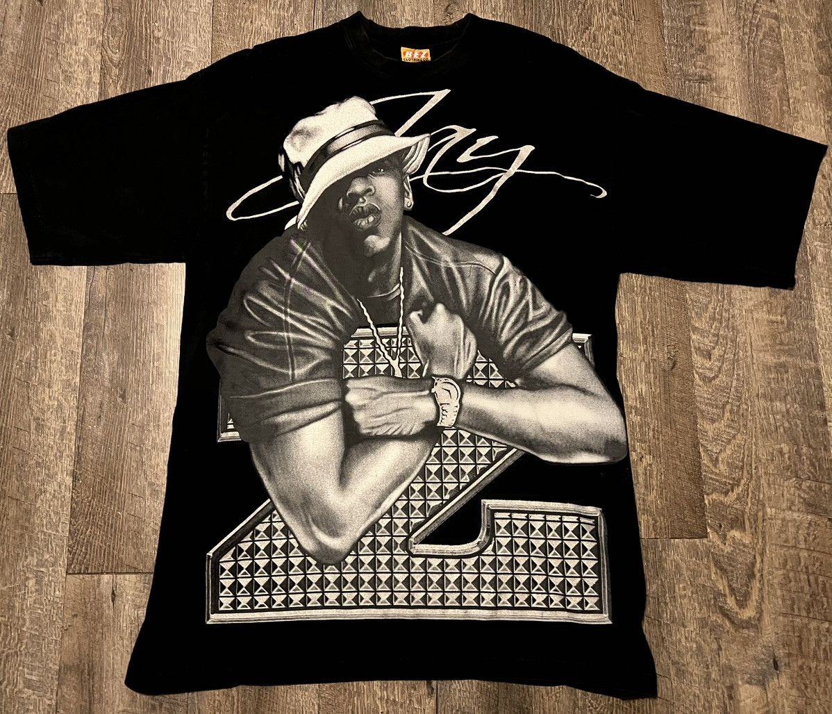 Mens Sage Garments Jay Z Graphic Rap Style Music Hip Hop Legend Shirt Size buy Large