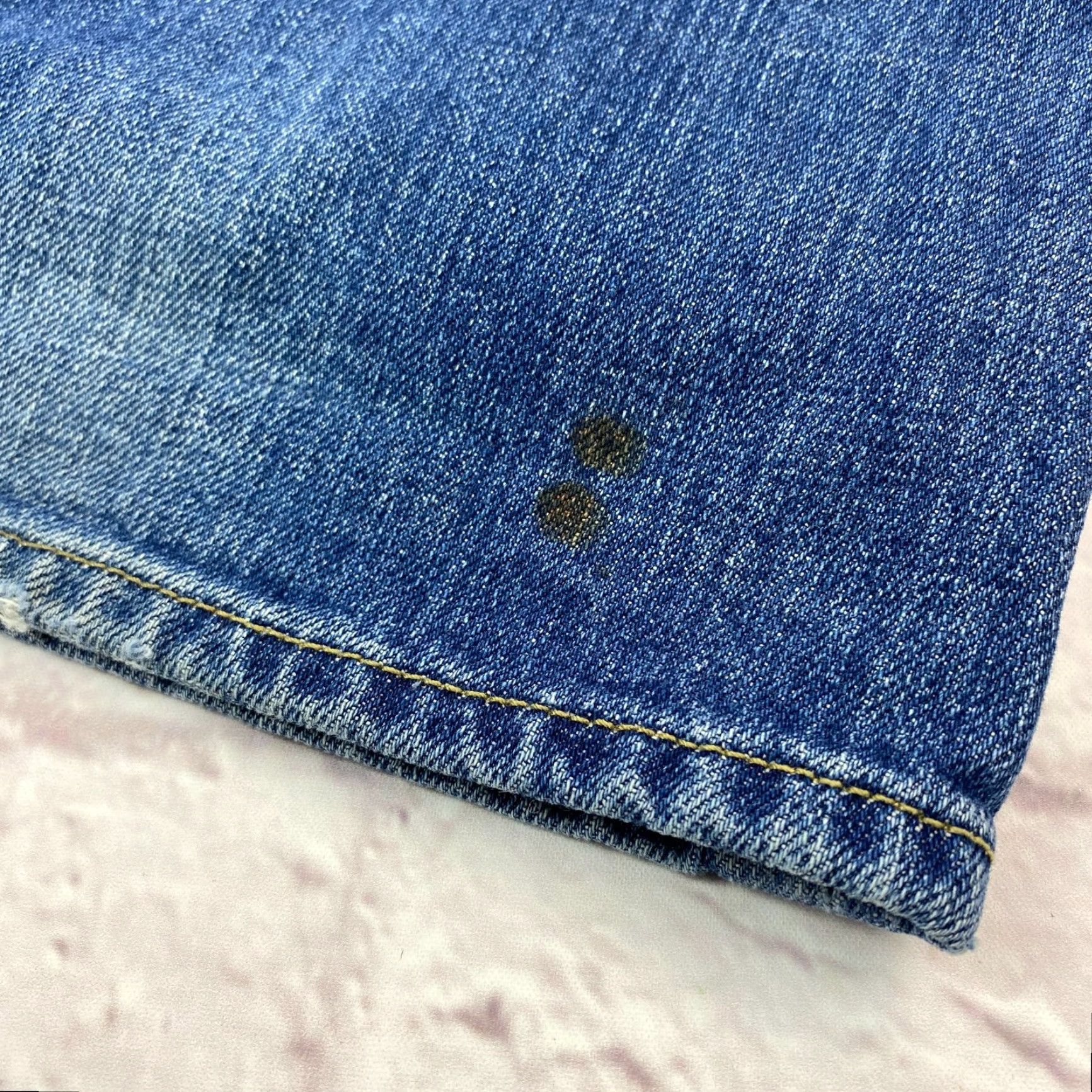 Banana Republic Banana Republic Mens Jeans Size 35x32 Straight Leg Medium Wash 5-Pocket Denim Cotton Regular Belt Loops Blue Size US 35 - 2 Thumbnail