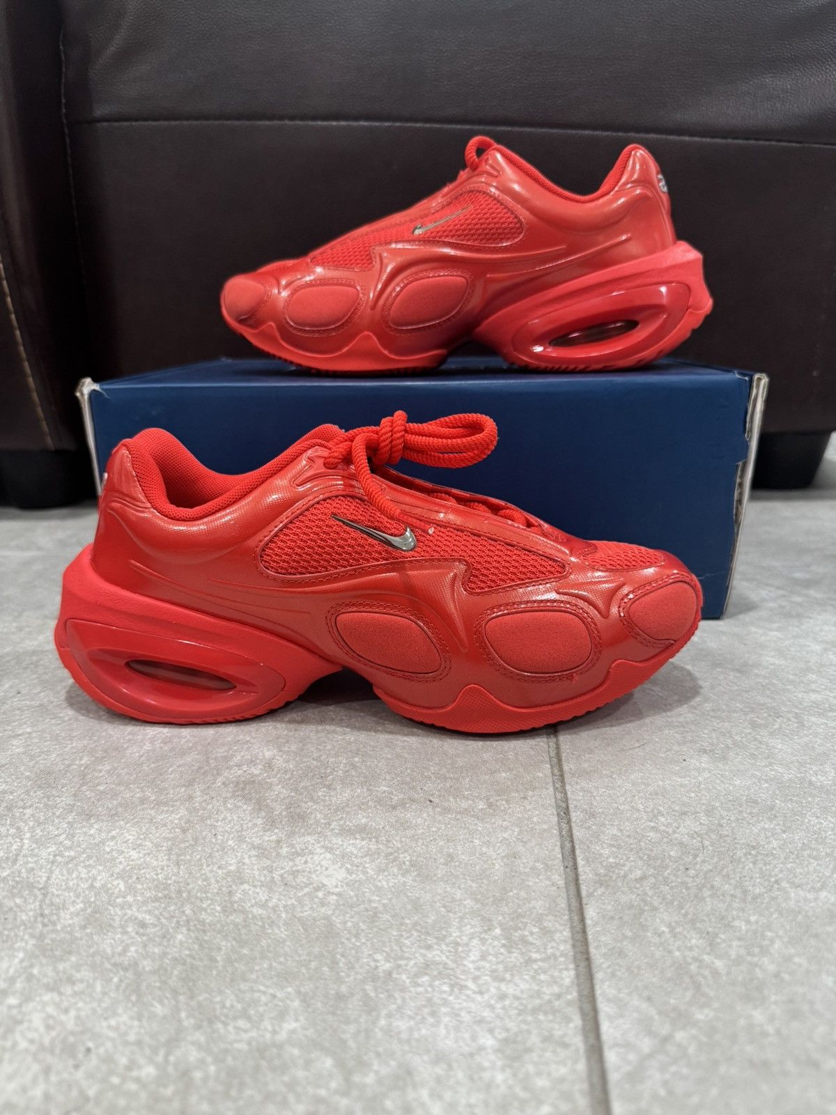 Nike Size 7- Nike Air Max Muse Habanero Red FV1920-601 Size US 7 / IT 37 - 1 Thumbnail