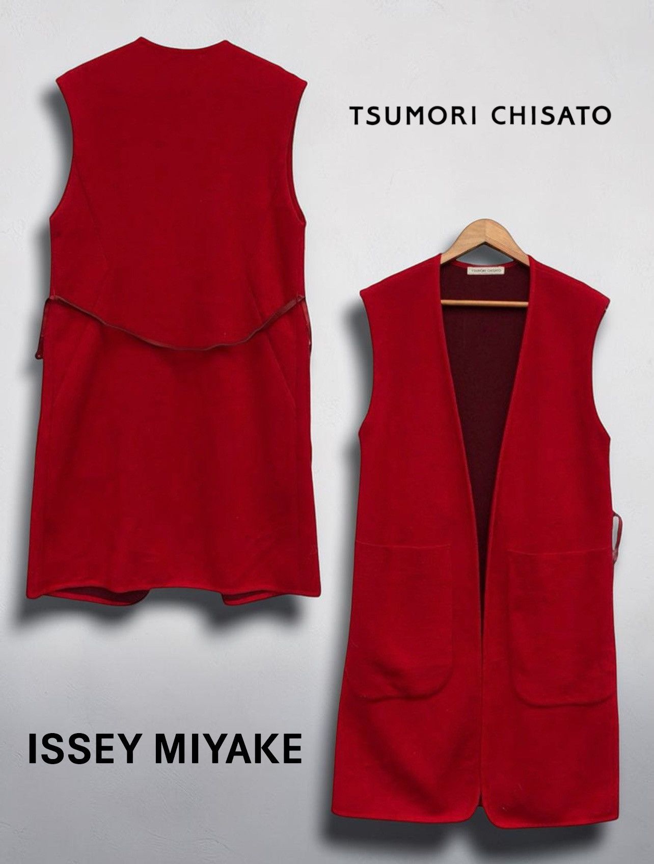 Issey Miyake 🔥Vintage Issey Miyake Tsumori Chisato Sleeveless Long Vest Size M / US 6-8 / IT 42-44 - 1 Thumbnail