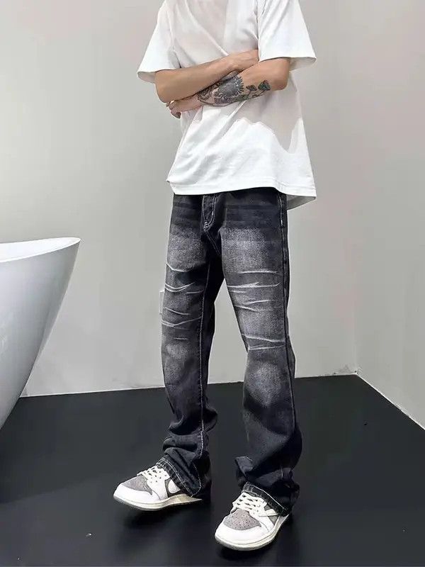 Japanese Brand Vintage Street Skateboarding Washed Faded Black Jeans Size US 30 / EU 46 - 1 Thumbnail