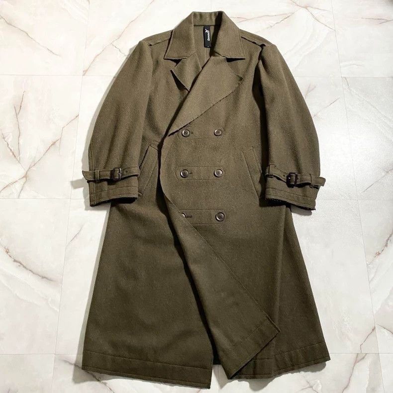 Loro Piana GroundY Double-Breasted Mid-Length Coat- Size US M / EU 48-50 / 2 - 1 Thumbnail