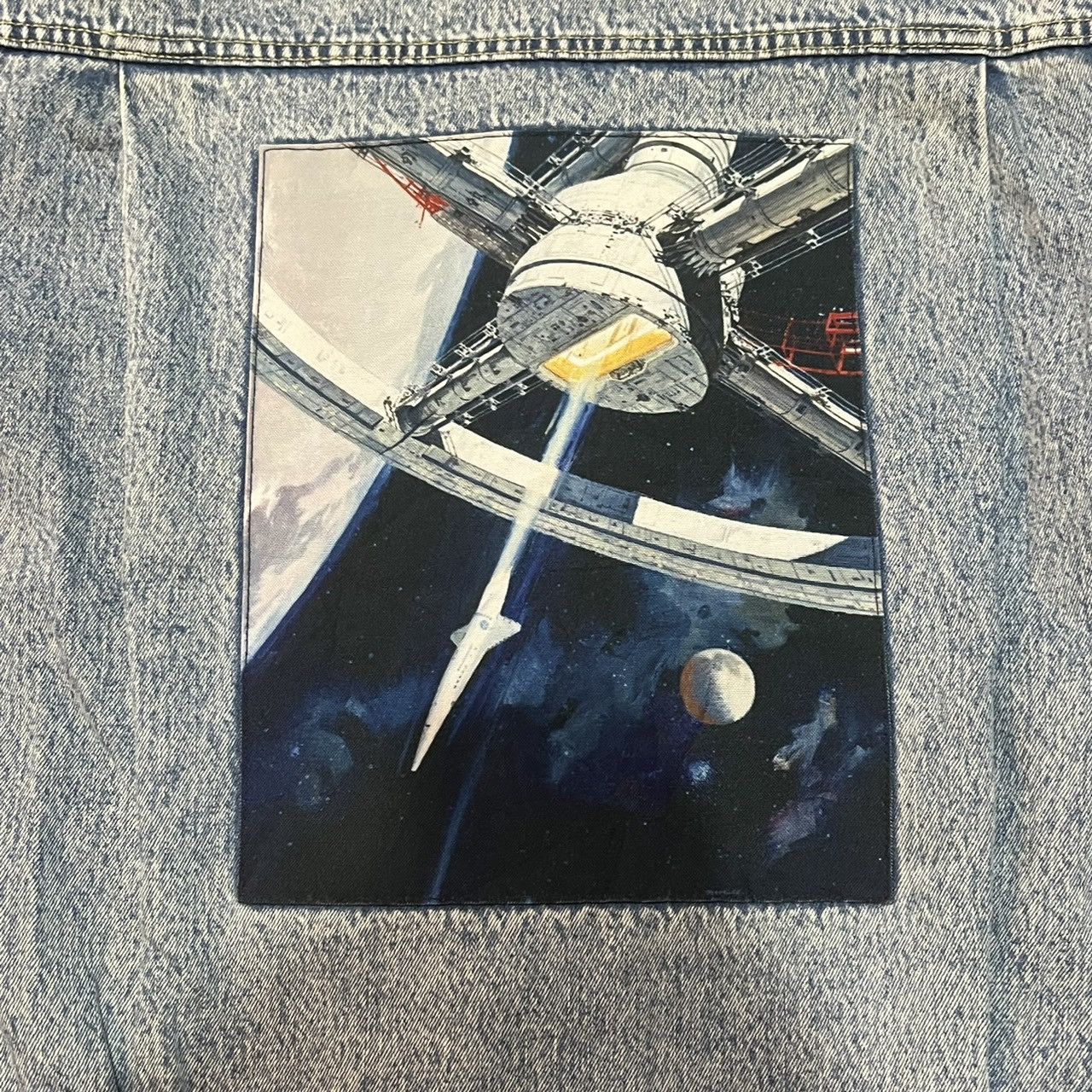 Japanese Brand 2001: a Space odyssey Denim Jacket Size US L / EU 52-54 / 3 - 3 Thumbnail
