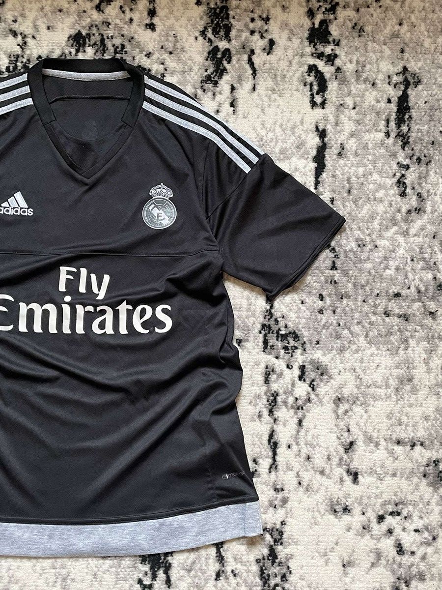 Adidas × Vintage Vintage Jersey Real Madrid Black Kit Block Core Size US M / EU 48-50 / 2 - 2 Thumbnail