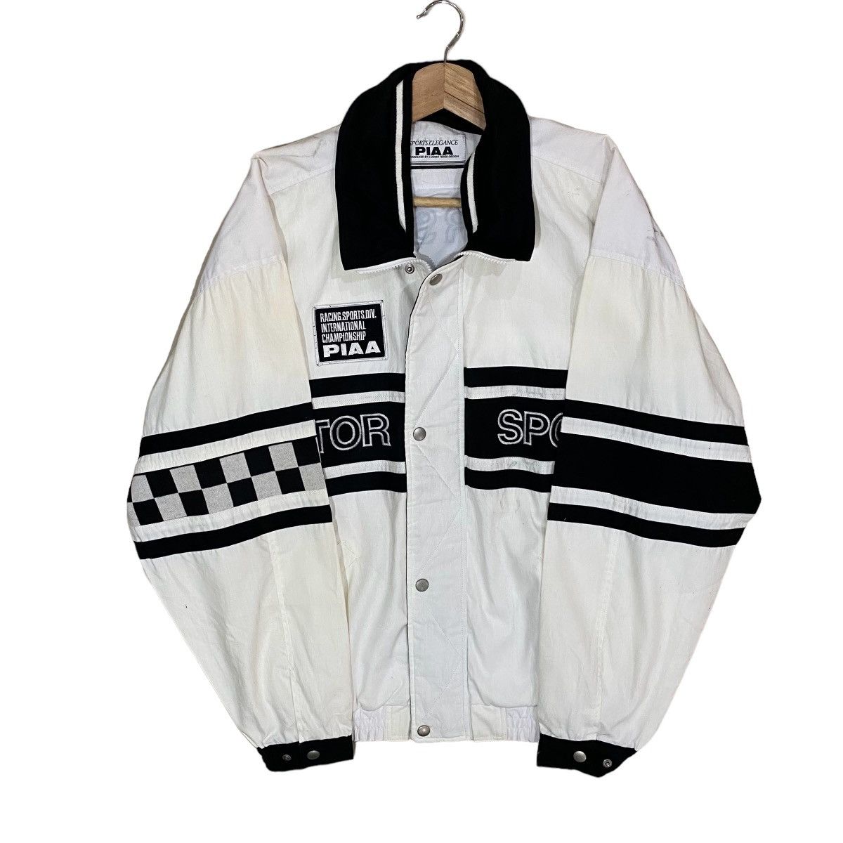 Sports Specialties ⚡️VINTAGES PIAA TERZO UOMO SPELL OUT RACING BOMBERS JACKET Size US L / EU 52-54 / 3 - 8 Thumbnail