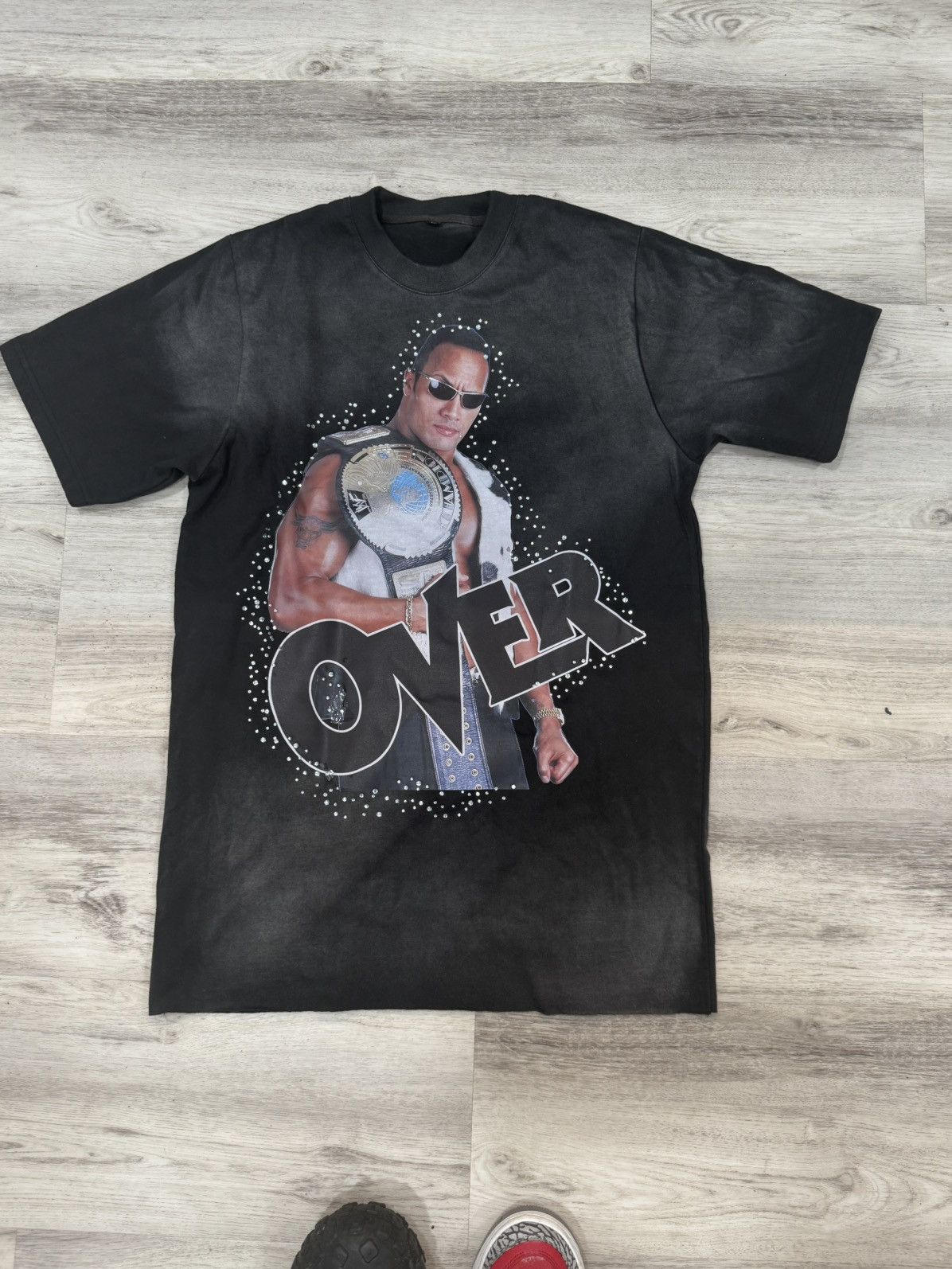 Other WWE The Rock Distressed Rhinestone tee Size US L / EU 52-54 / 3 - 1 Thumbnail