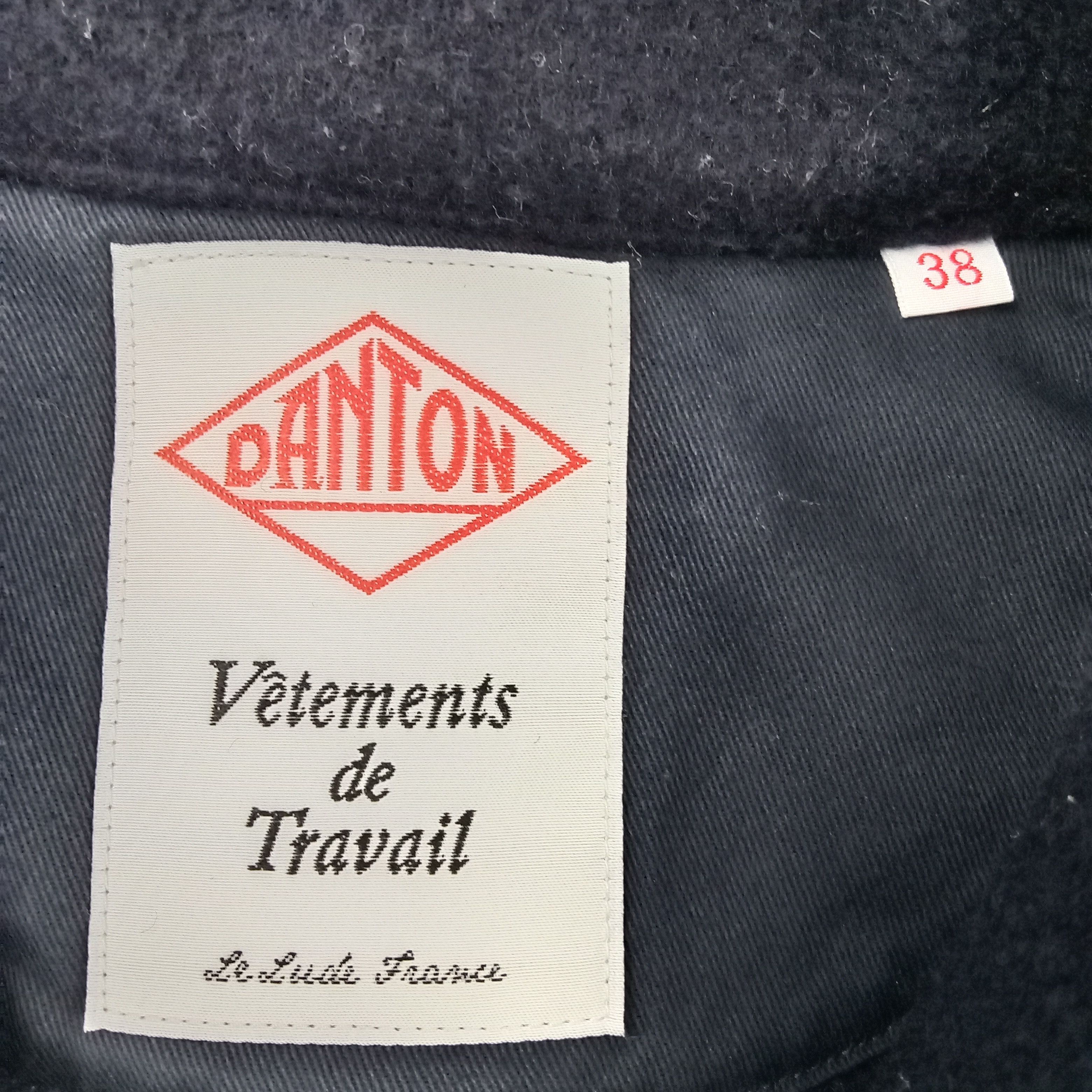 Danton × Vintage Danton Vetements De Travail Rock ciay Wool Jacket C229N18 Size US S / EU 44-46 / 1 - 4 Thumbnail