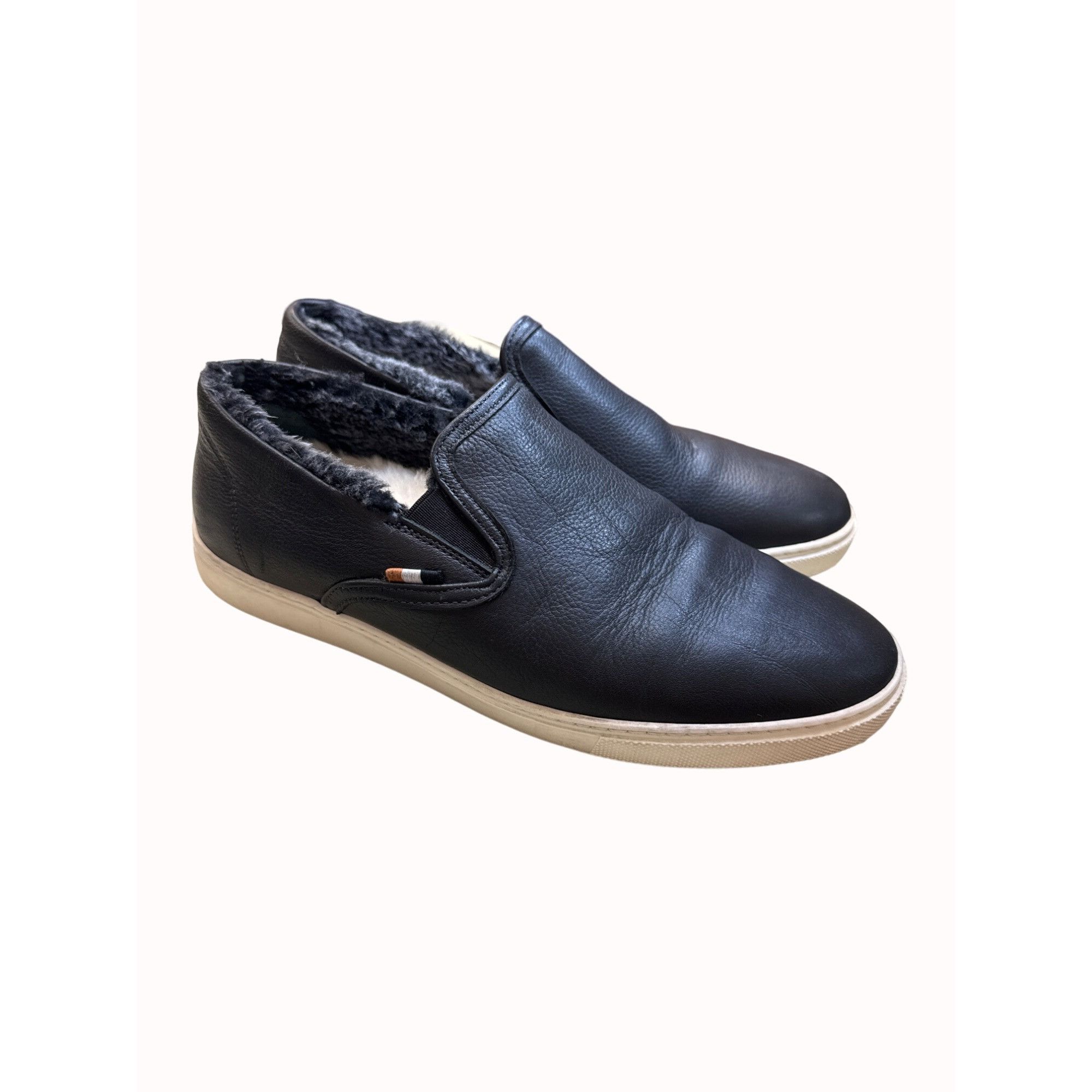 Allen Edmonds Allen Edmonds men’s black leather fur lined slip loafers siz Size US 9 / EU 42 - 3 Thumbnail