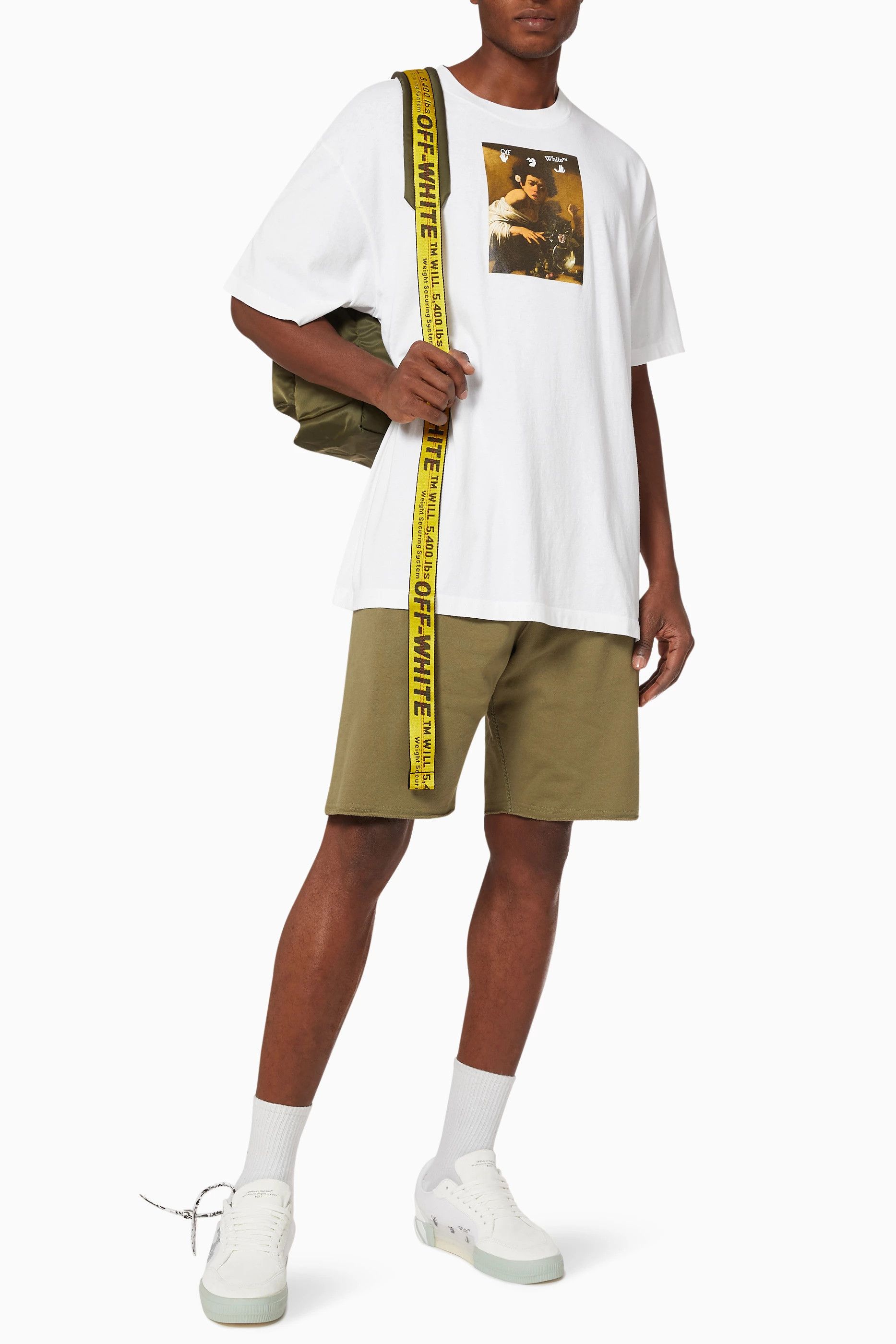 Off-White White Caravaggio Boy Oversized T-Shirt Size US M / EU 48-50 / 2 - 3 Thumbnail
